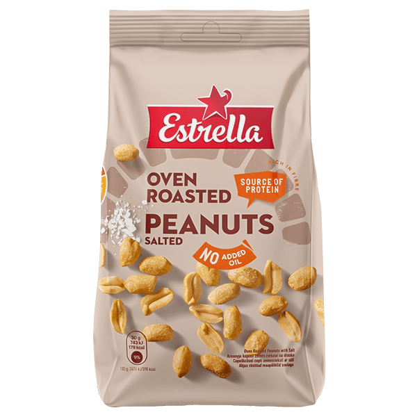 Estrella - Oven Roasted Peanuts with Salt 240g