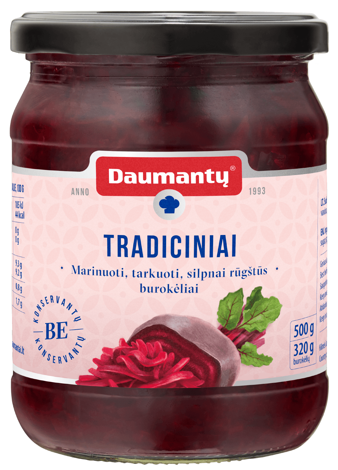 Daumantu - Traditional Pickled Beetroots 500g
