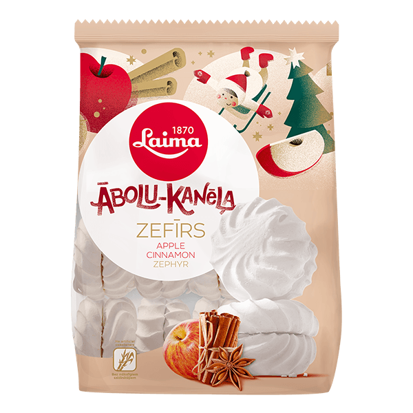 Laima - Apple Marshmallows with Cinnamon 200g