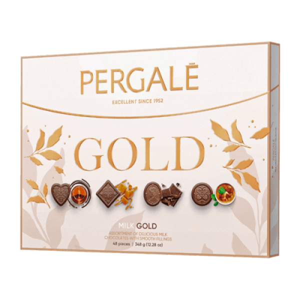 Pergale - Assorted Chocolates Gold with Milk Chocolate 348g