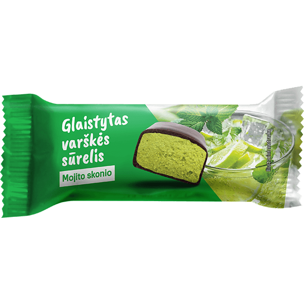 Varenos Pienelis - Glazed Curd Cheese Bar Mojito 40g
