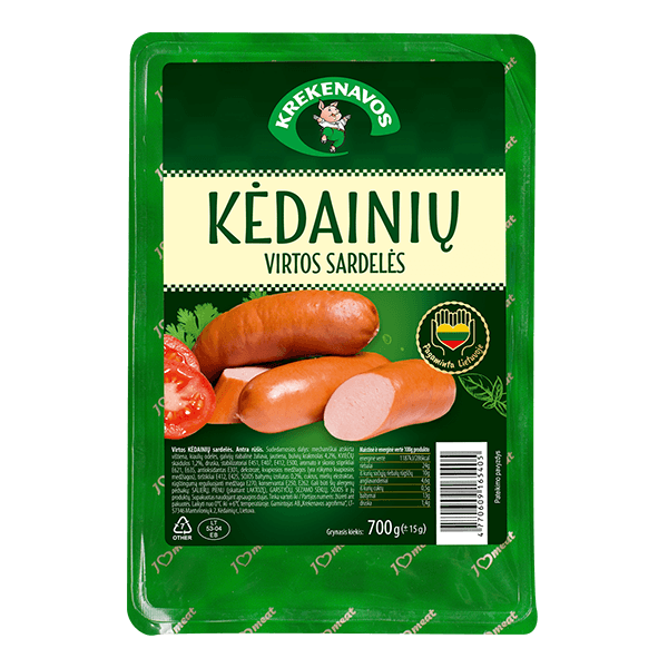 Krekenavos - Kedainiu Sardeles Cooked Small Sausages 700g