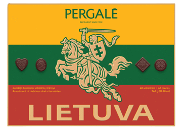 Saldainių rinkinys PERGALĖ LIETUVA, 348 g