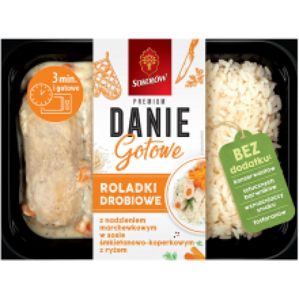 Sokolow - Poultry Rolls with Carrot 360g