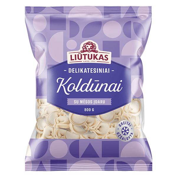Liutukas ir Ko - Delikatesiniai Dumplings with Pork and Beef 800g