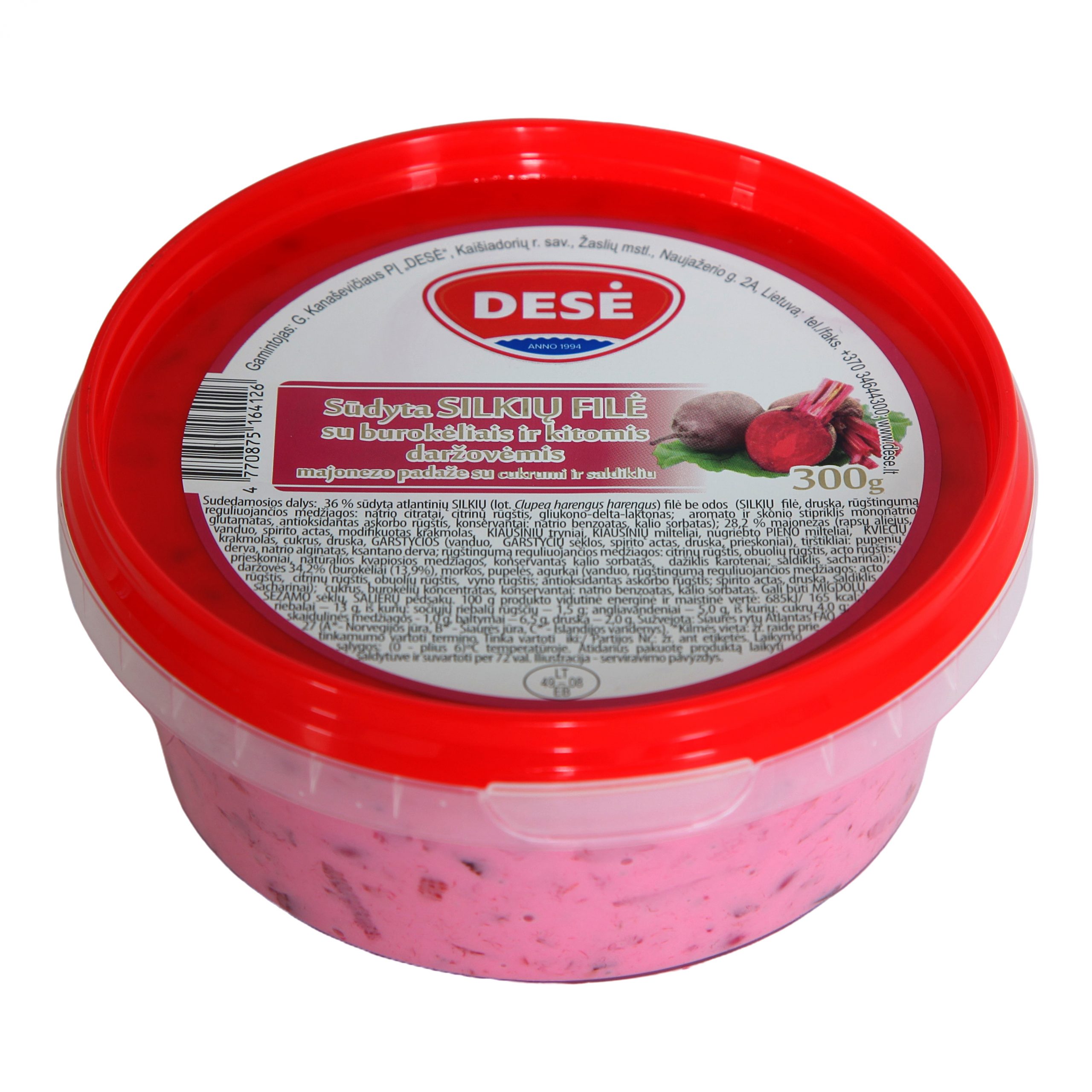 Dese - Herring Fillet with Beetroots 300g