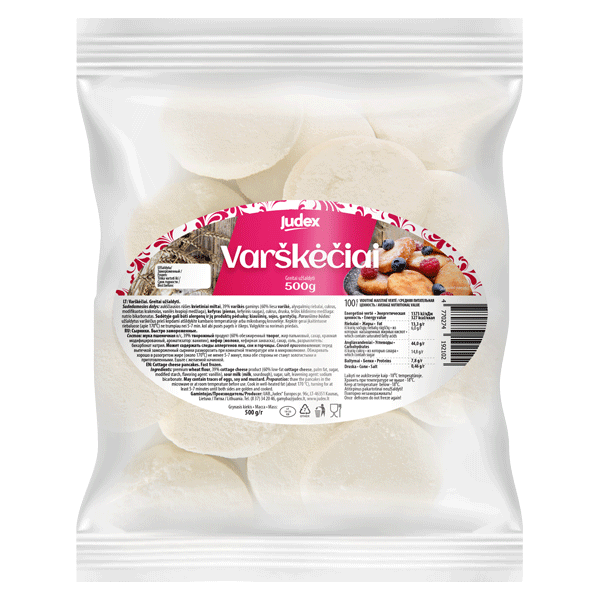 Judex - Varskeciai Curd Pancakes 500g