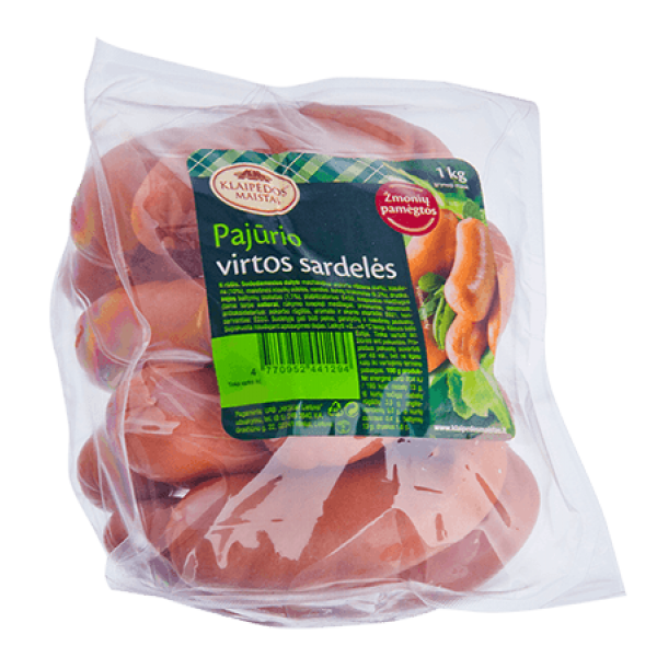 Klaipedos Maistas - Pajurio Sardeles Cooked Sausages 1kg