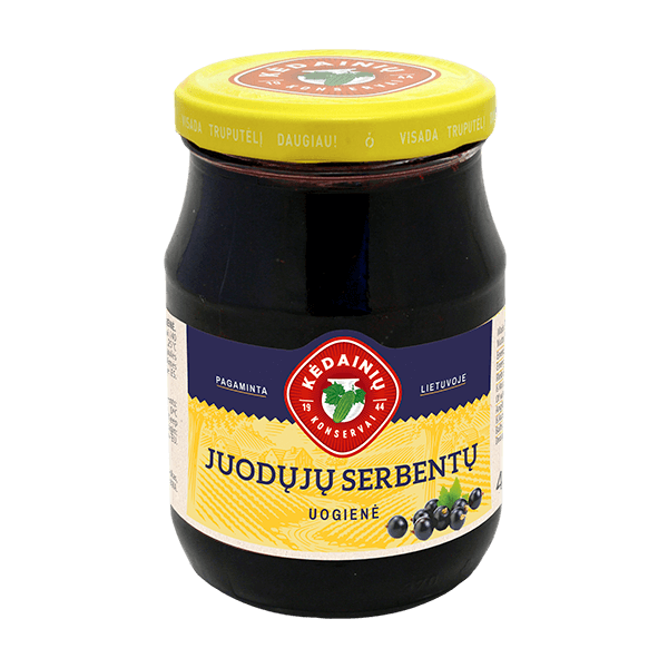 Kedainiu Konservai - Blackcurrant jam 430g