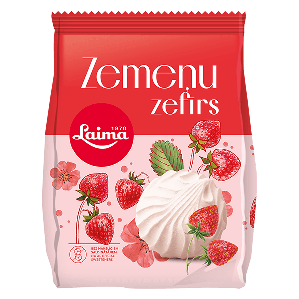 Laima - Strawberry Marshmallows Zephyr 200g
