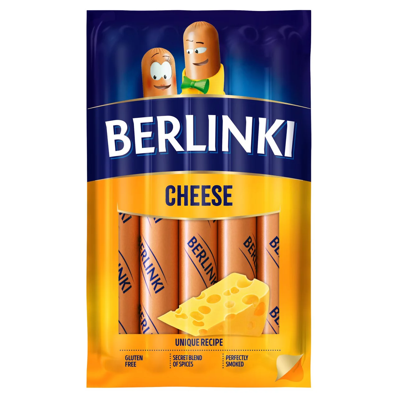 Morliny - Berlinki Hot Dog with Cheese 250g