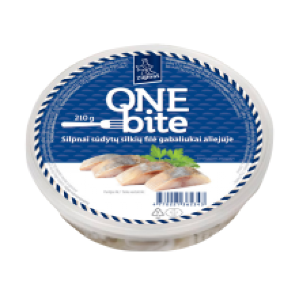 One Bite - Slightly Salted Herring Fillet 210g