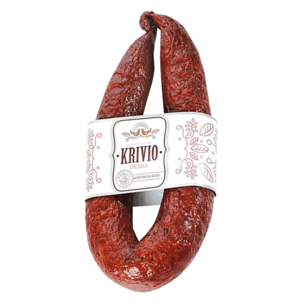 Delikatesas - Krivio Cooked-Smoked Salami kg (~400g)