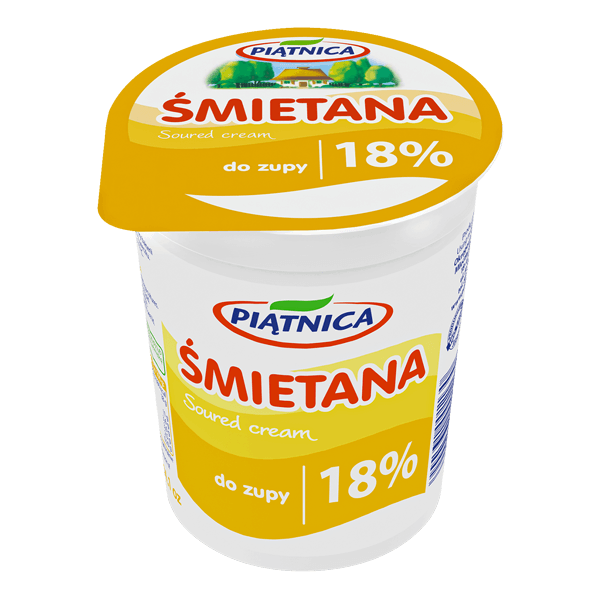 Piatnica - Sour Cream 18% Fat 400g