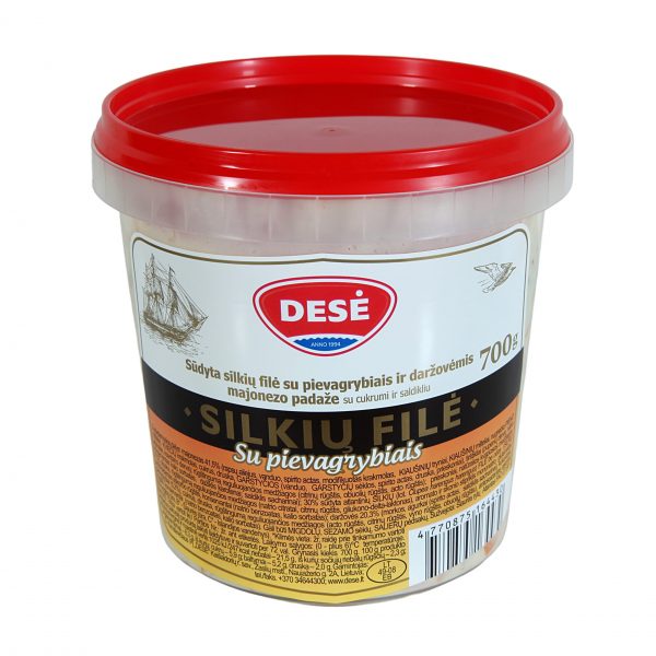 Dese - Herring with Mushrooms in Mayonnaise 700g