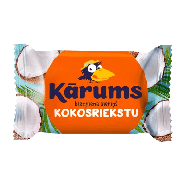 Karums - Glazed Curd Cheese Bar with Coconut 45g