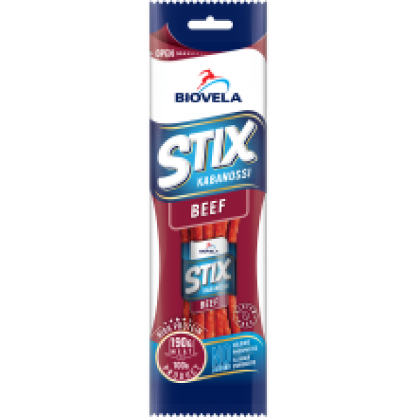 Biovela - STIX kabanossi, Beef 100g