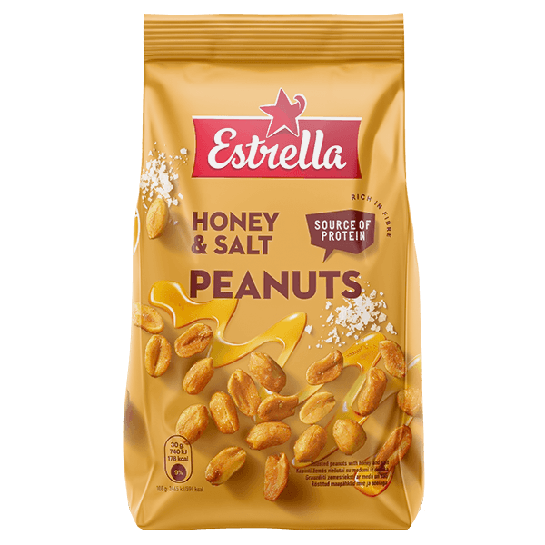 Estrella - Roasted Peanuts with Honey and Salt 240g