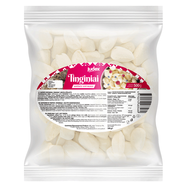Judex - Tinginiai Curd Dumplings 500g