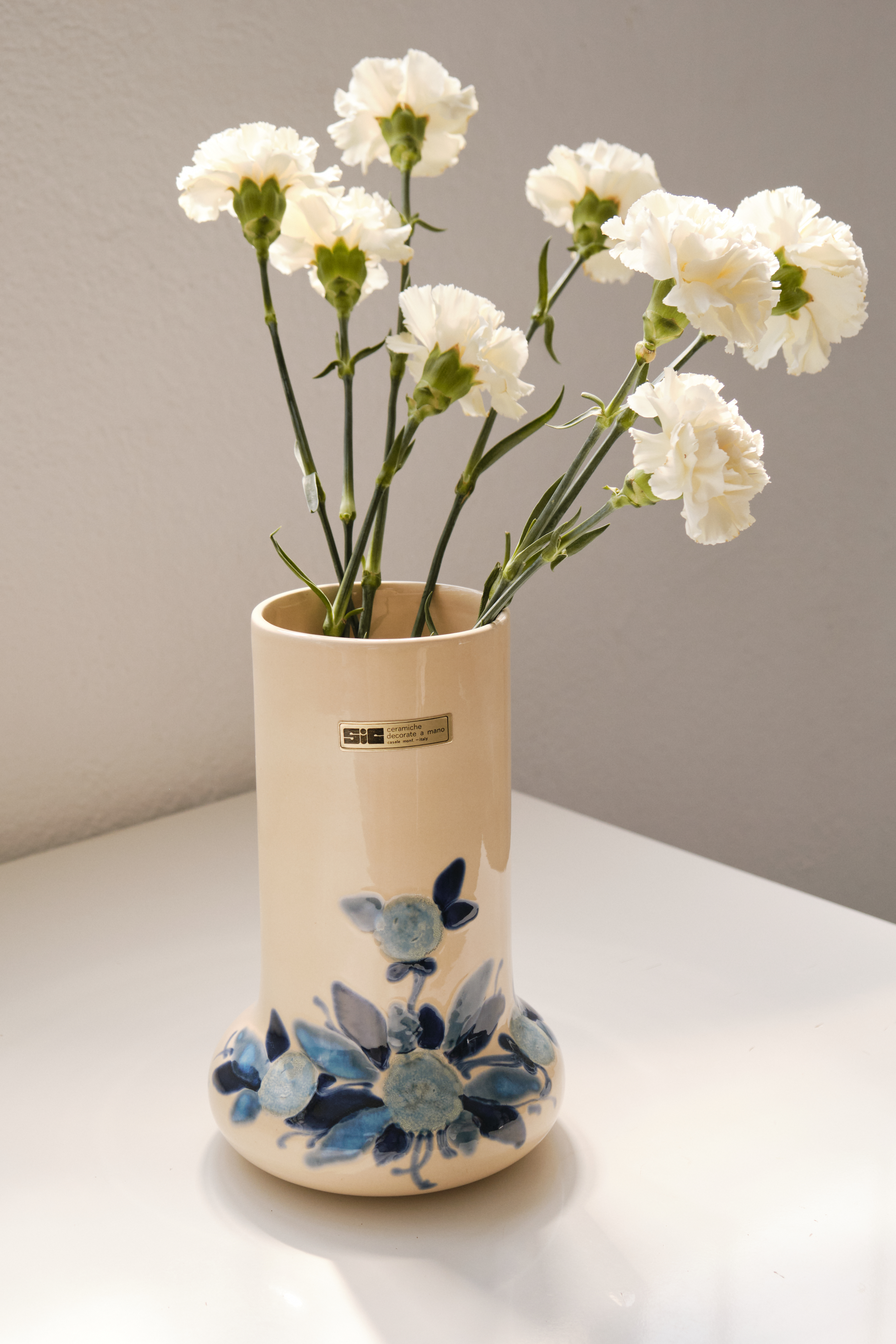 Handmade vase /Italian company SIC, 1960s-70s