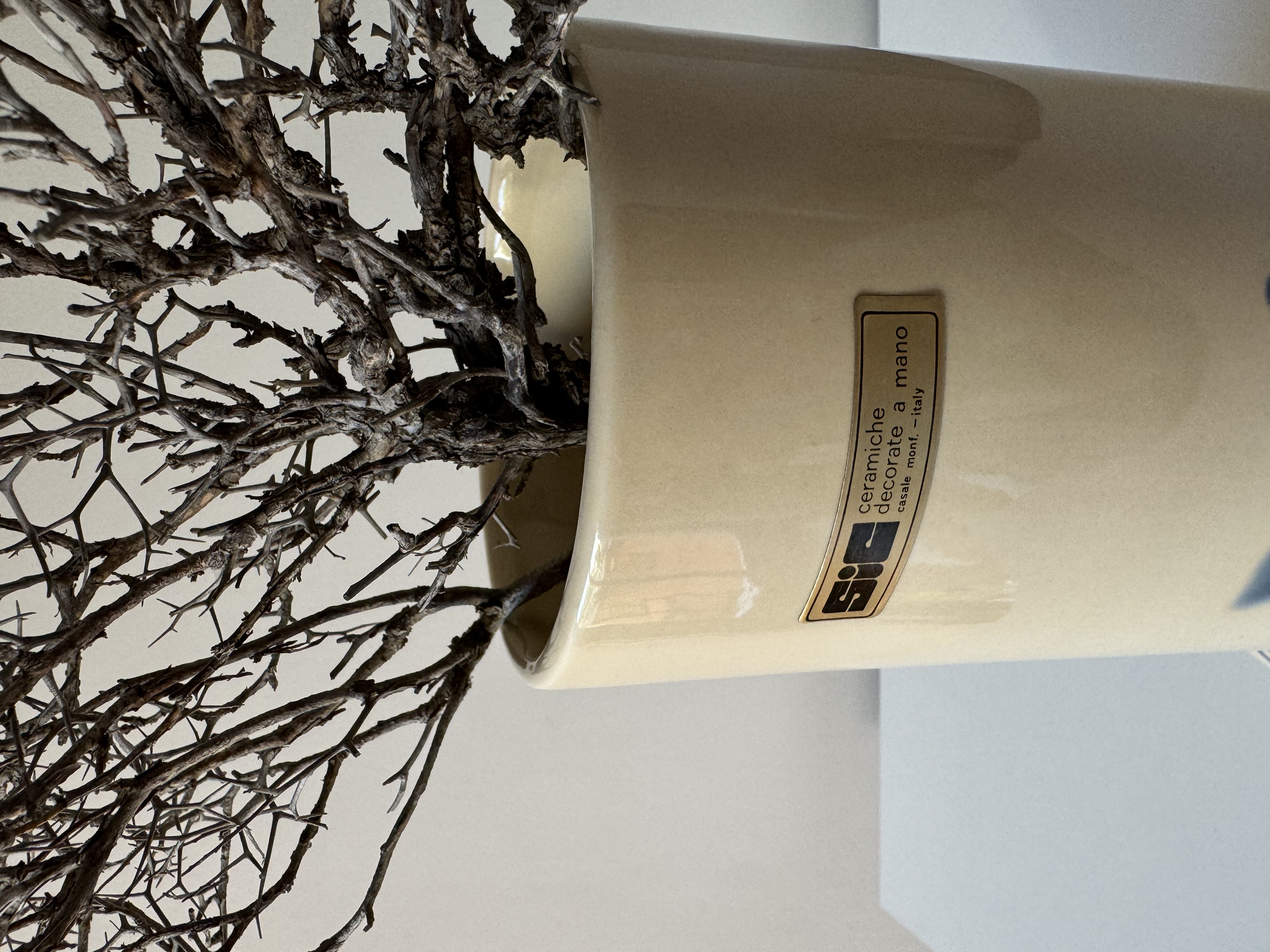 Handmade vase /Italian company SIC, 1960s-70s