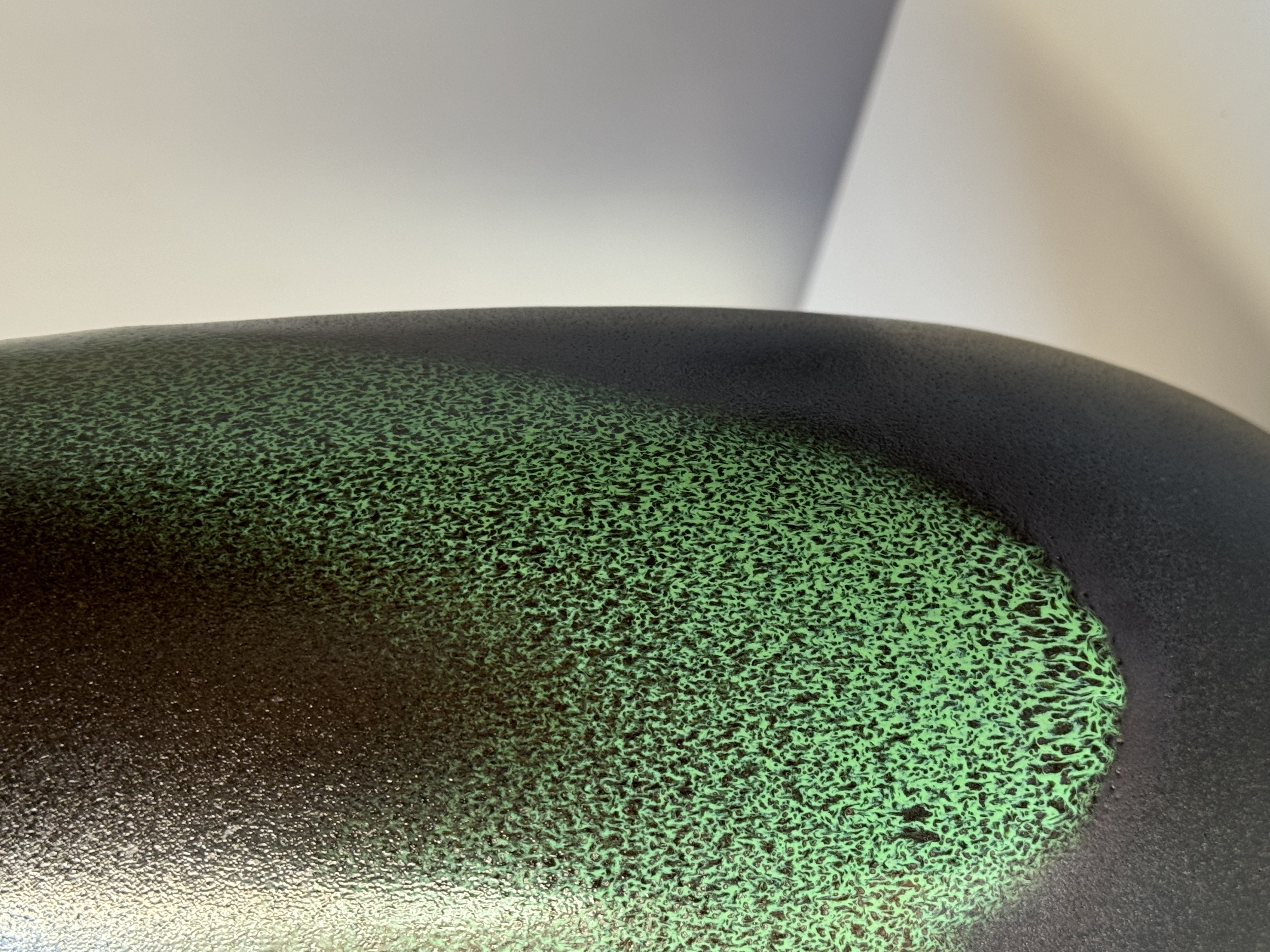 IKEBANA vase JAPAN 1960s/TACHIKICHI ‘JADE’ HISUI KYO-YAKI