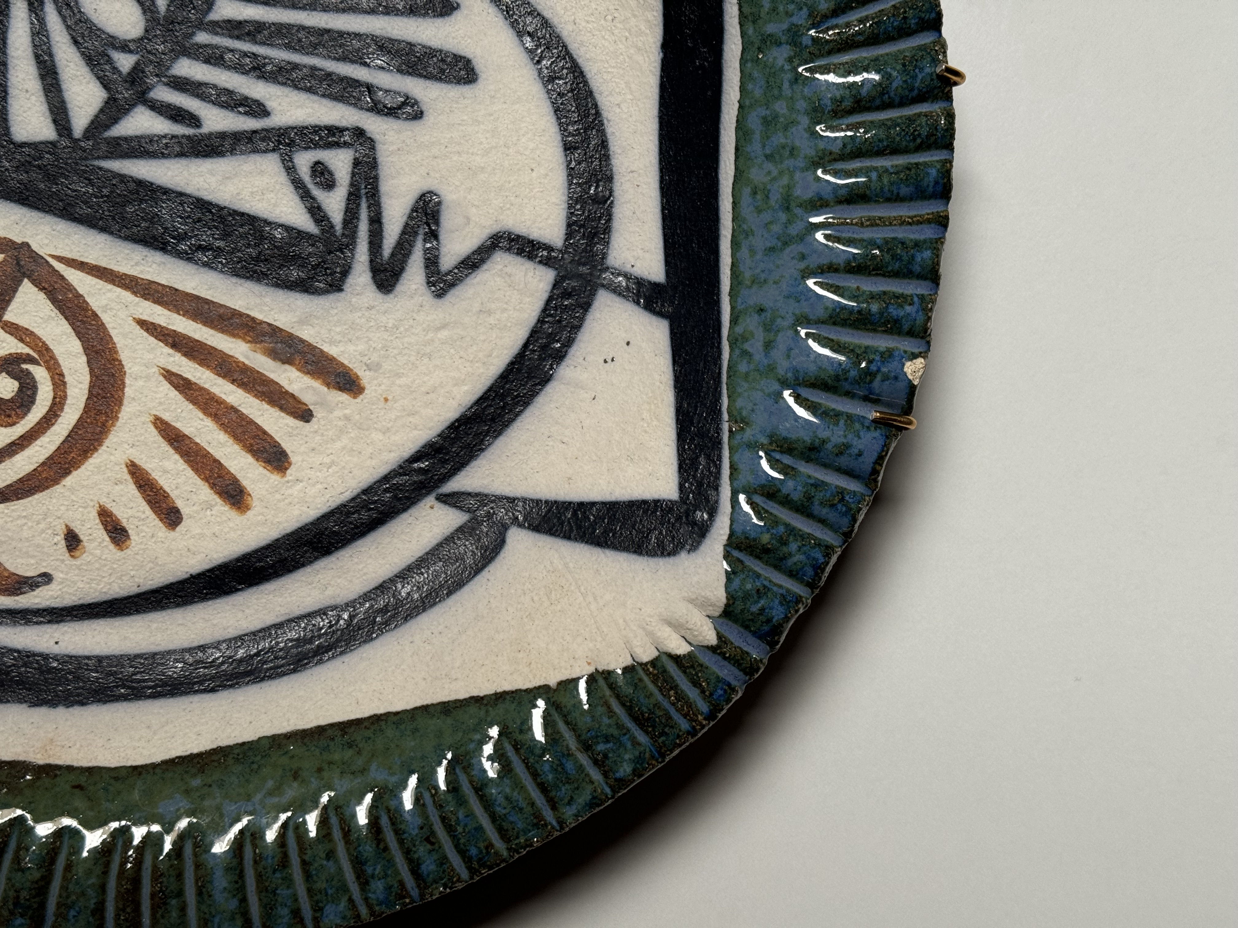 Ceramic Plate /Author: Alfonso Otero Regal / Spain 1970s-1980s