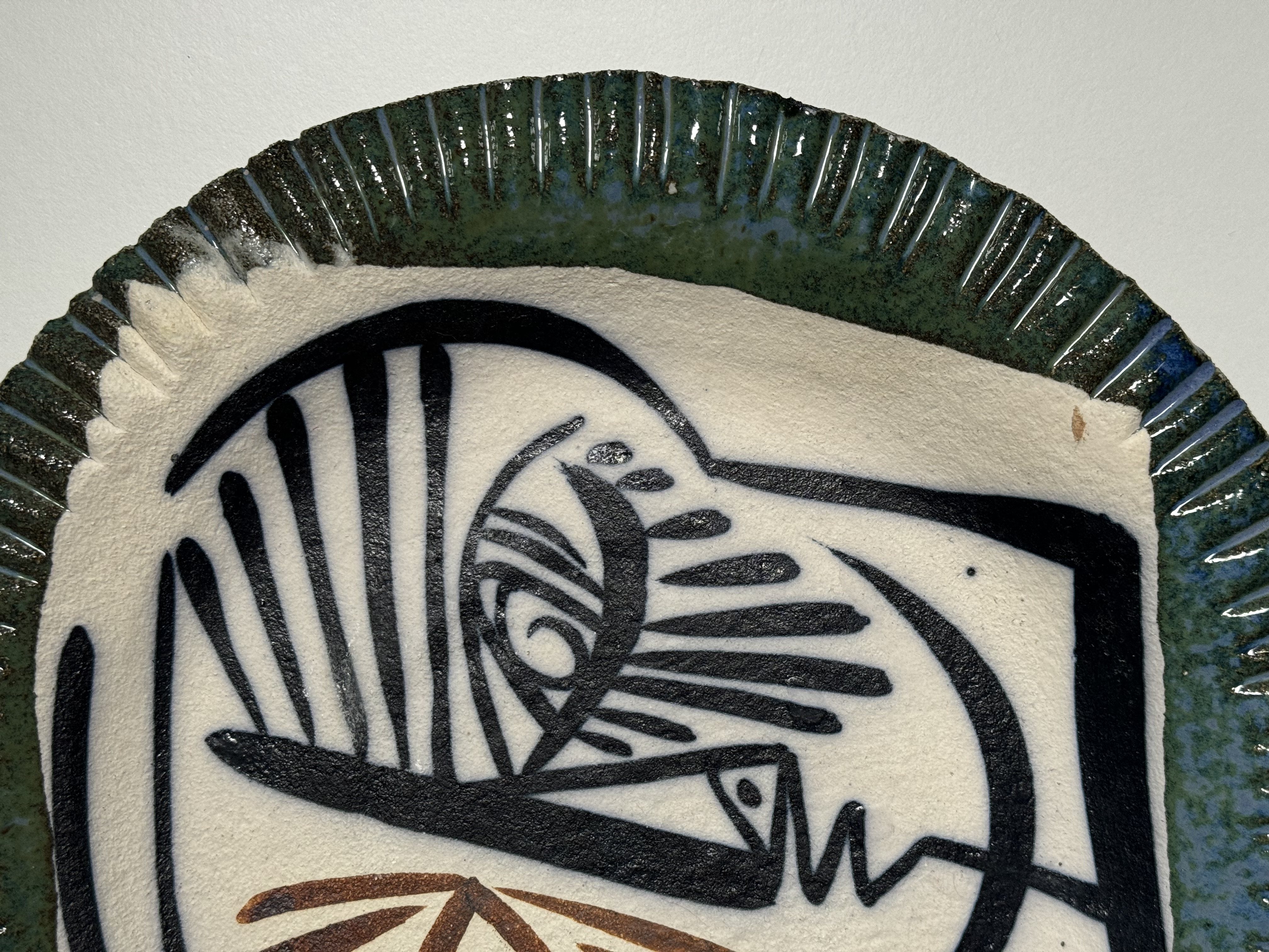 Ceramic Plate /Author: Alfonso Otero Regal / Spain 1970s-1980s