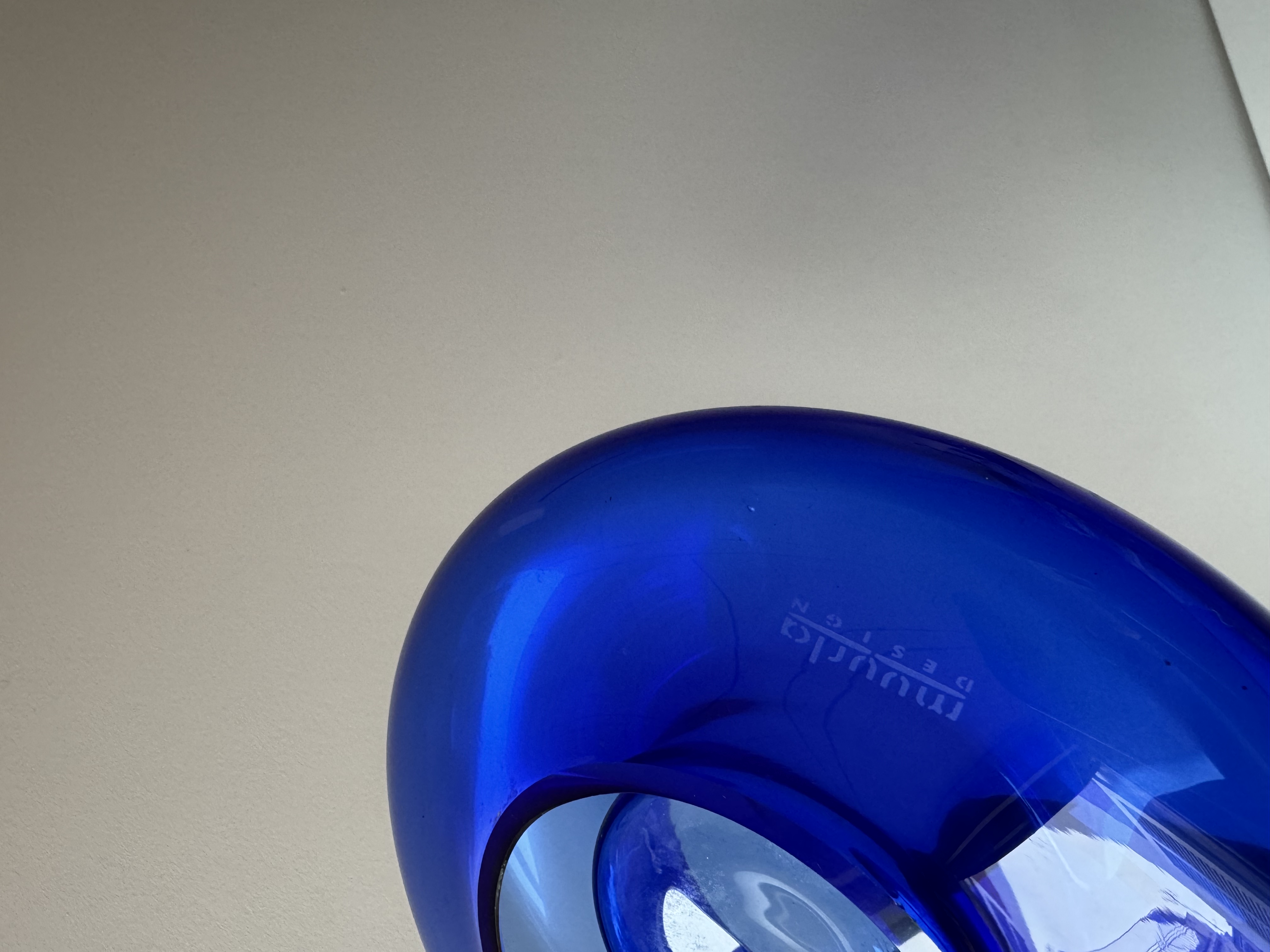 Glass candle holder by the Finnish company Muurla Design  