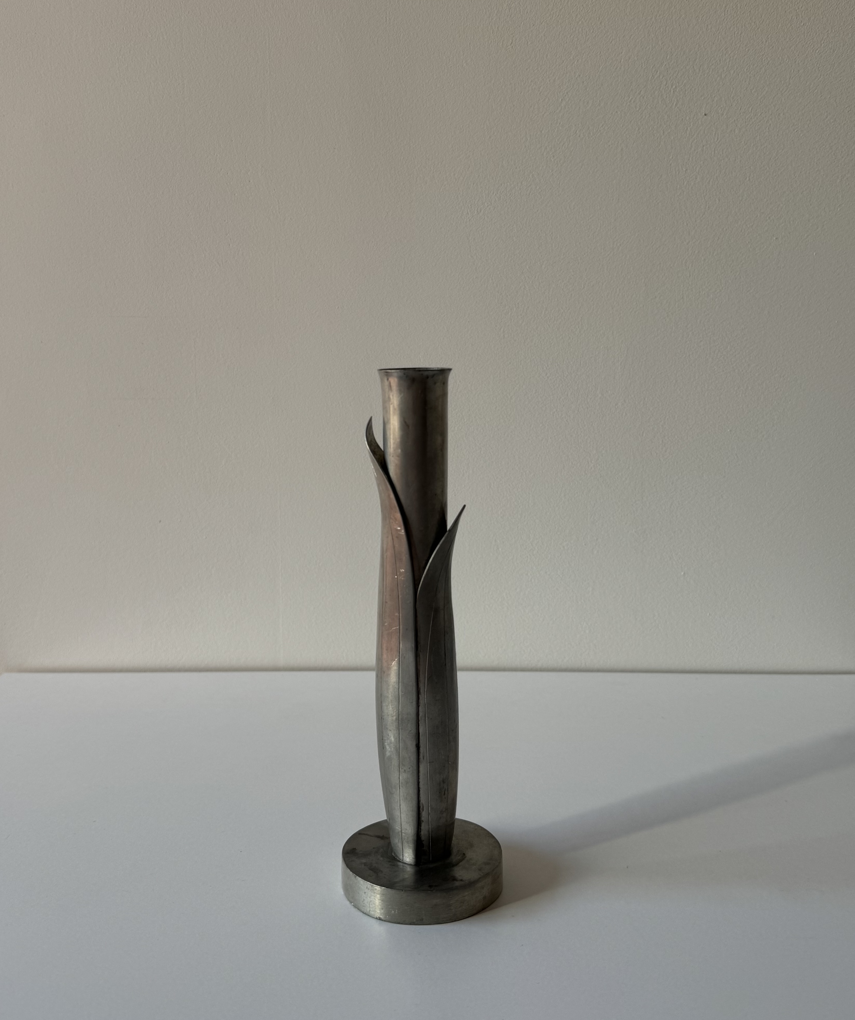 Handcrafted Metal Candle Holder/ Finland 