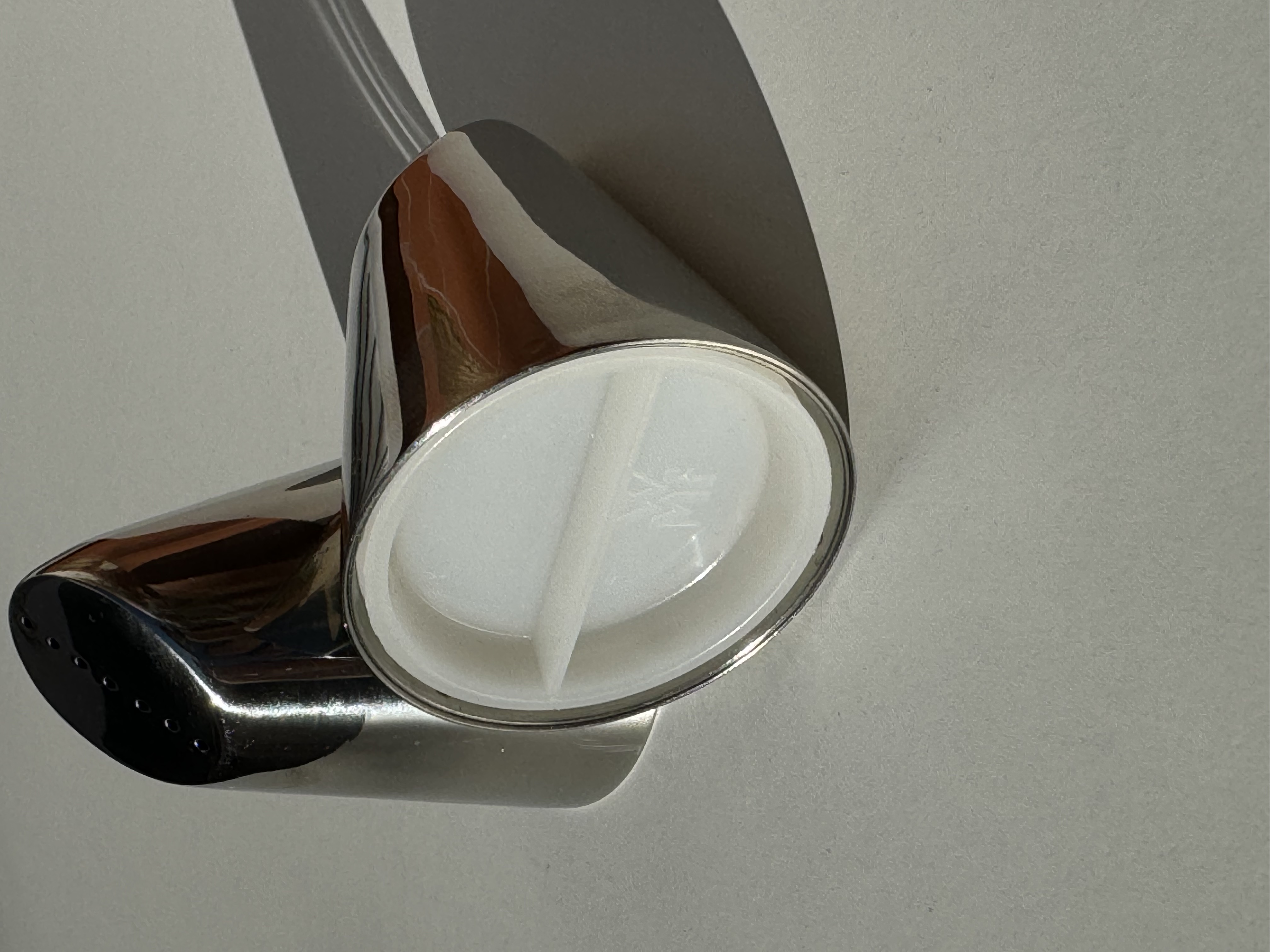 Metal salt and pepper shaker set by the German manufacturer WMF  