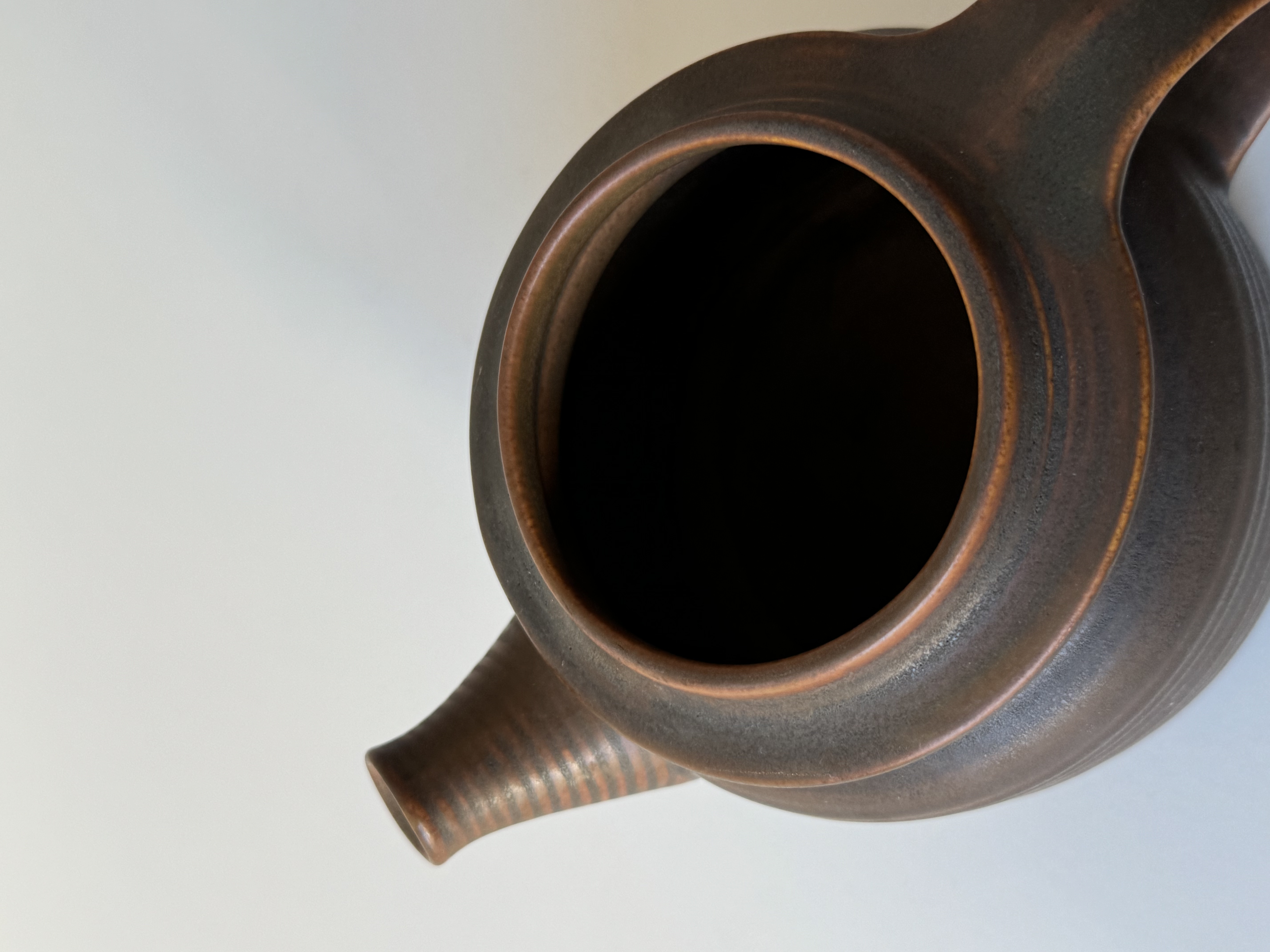Arabia Finland teapot Kaarna Bark/ GÖRAN BLÄCK 1960s  