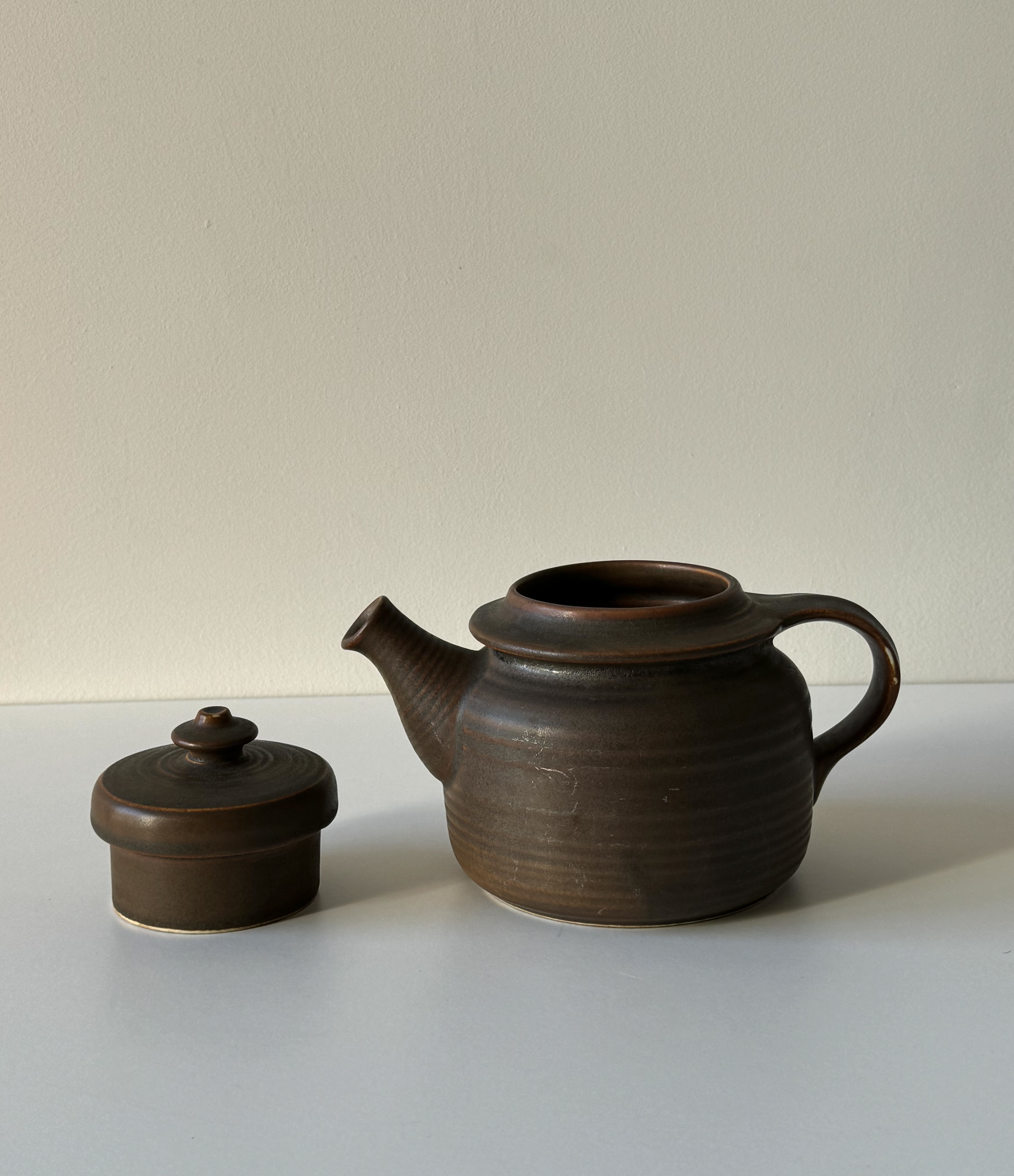Arabia Finland teapot Kaarna Bark/ GÖRAN BLÄCK 1960s  
