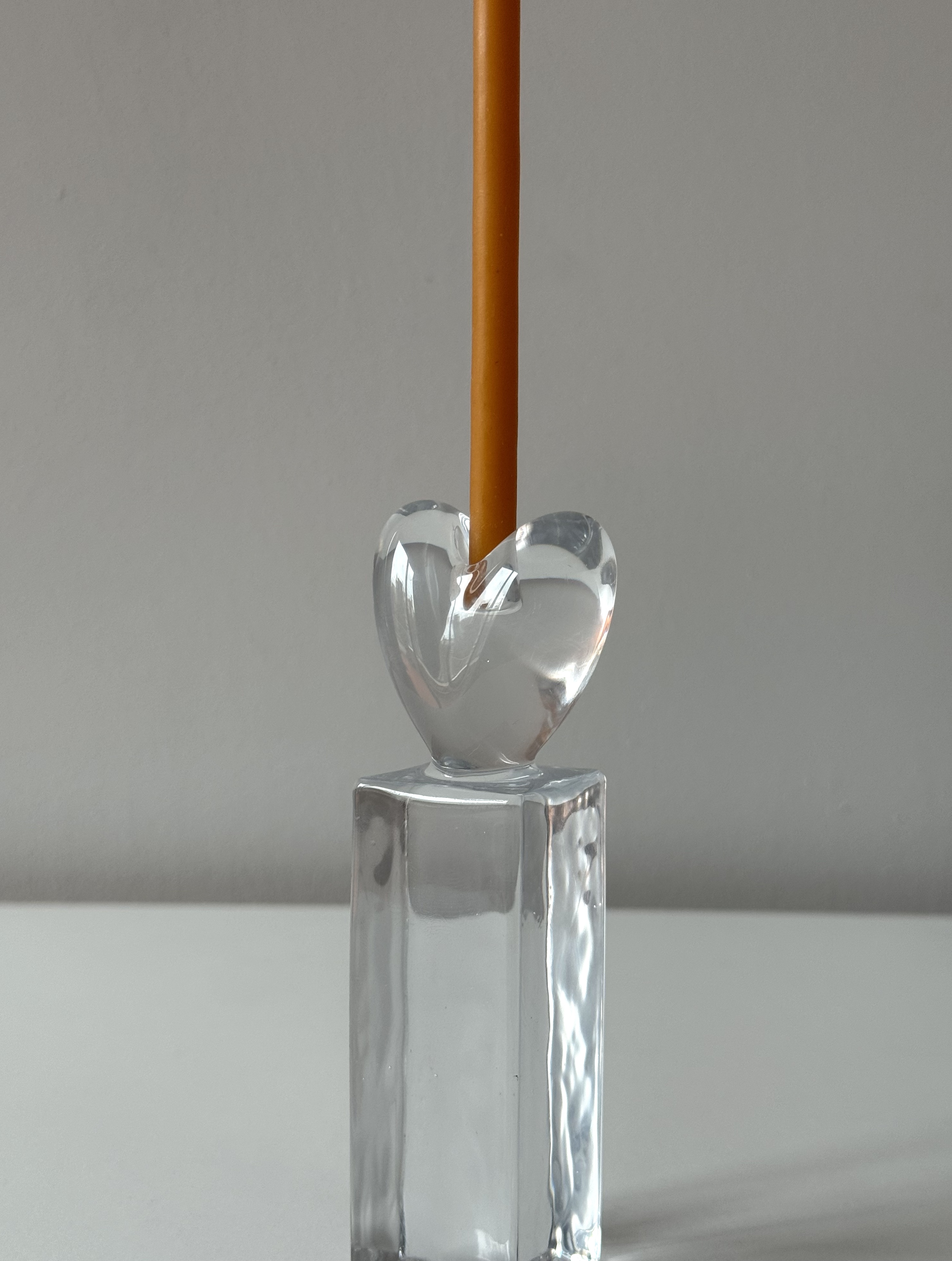 Crystal candle holder /Holme Gaard / Denmark  