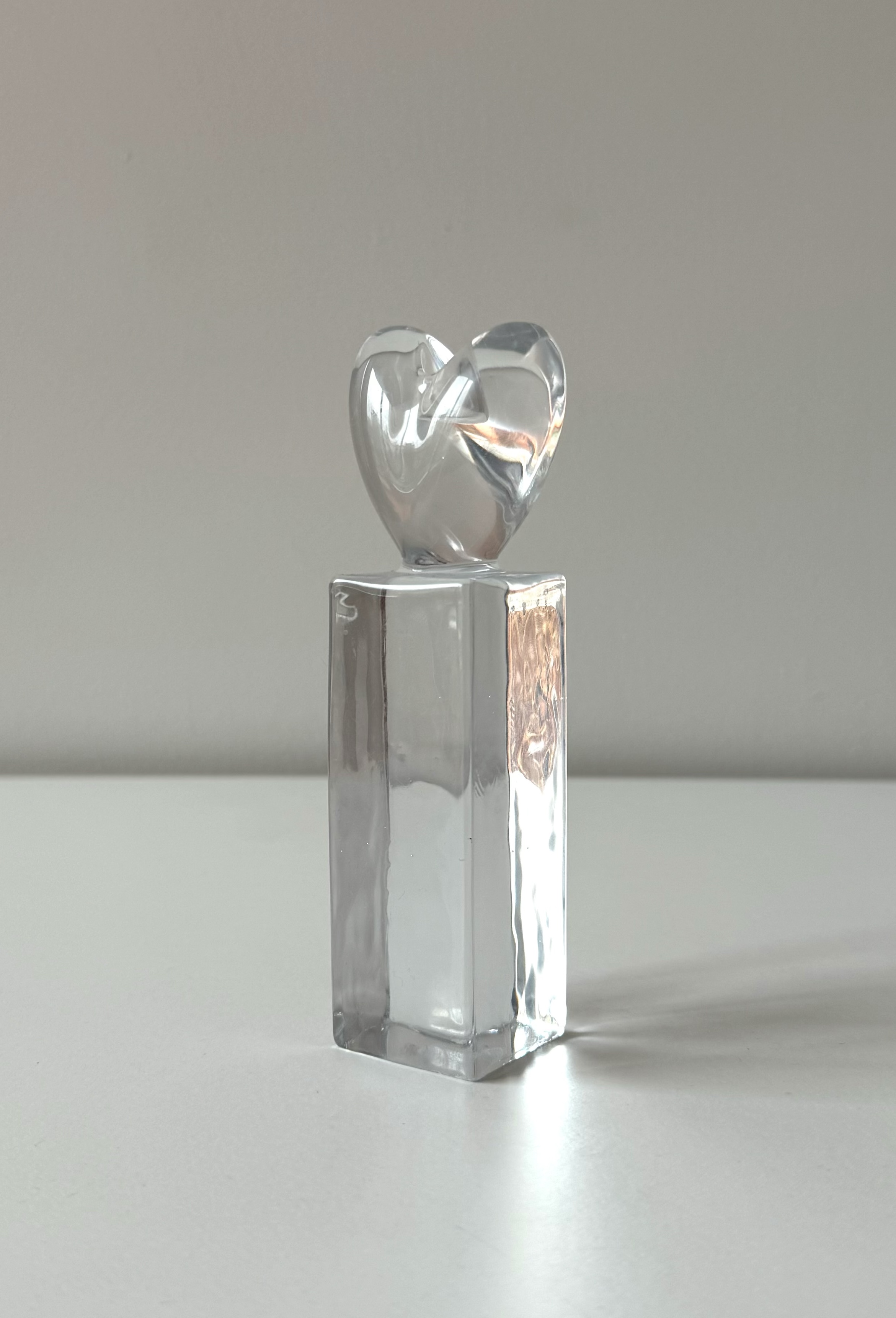 Crystal candle holder /Holme Gaard / Denmark  