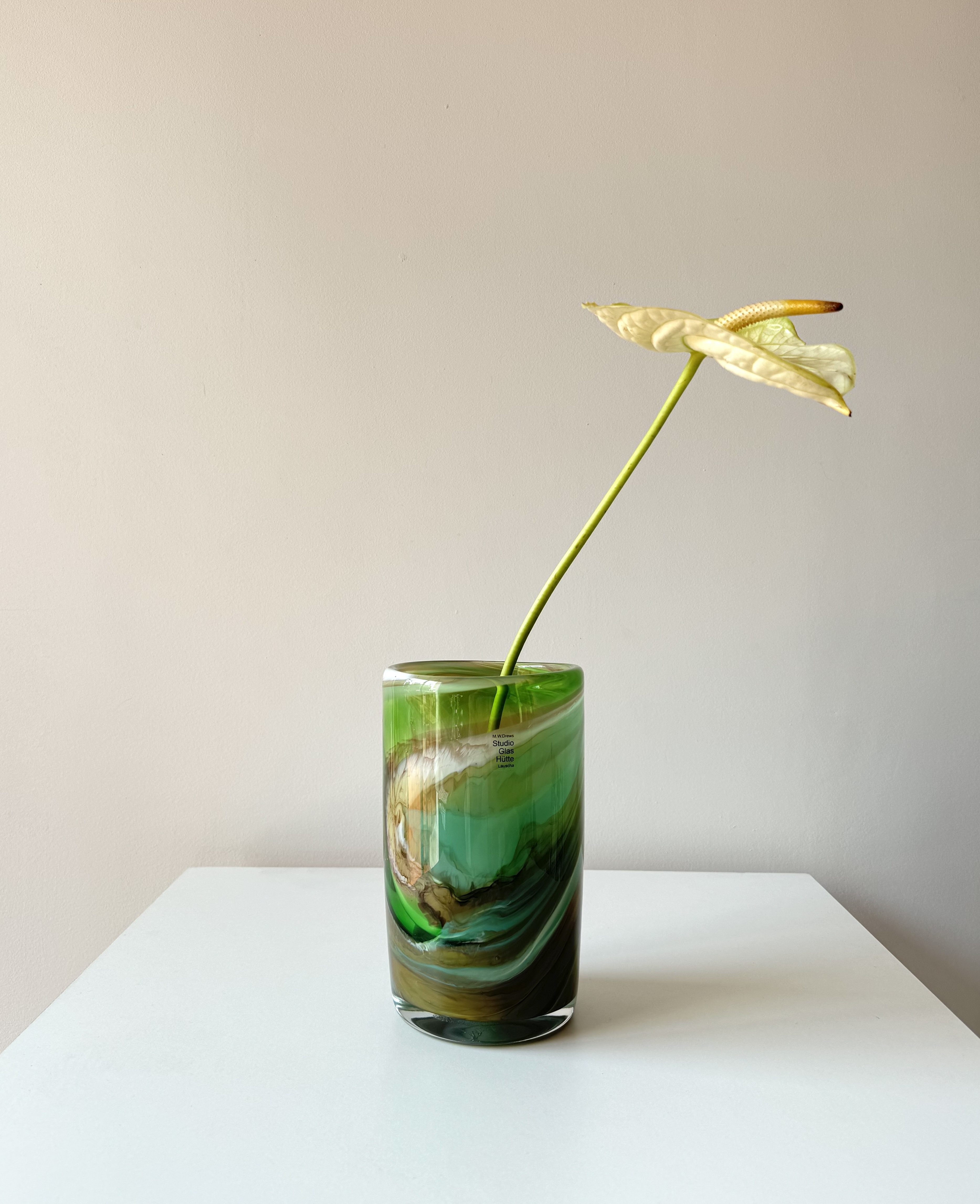 Handmade vase  Glas hagen HÜTTE