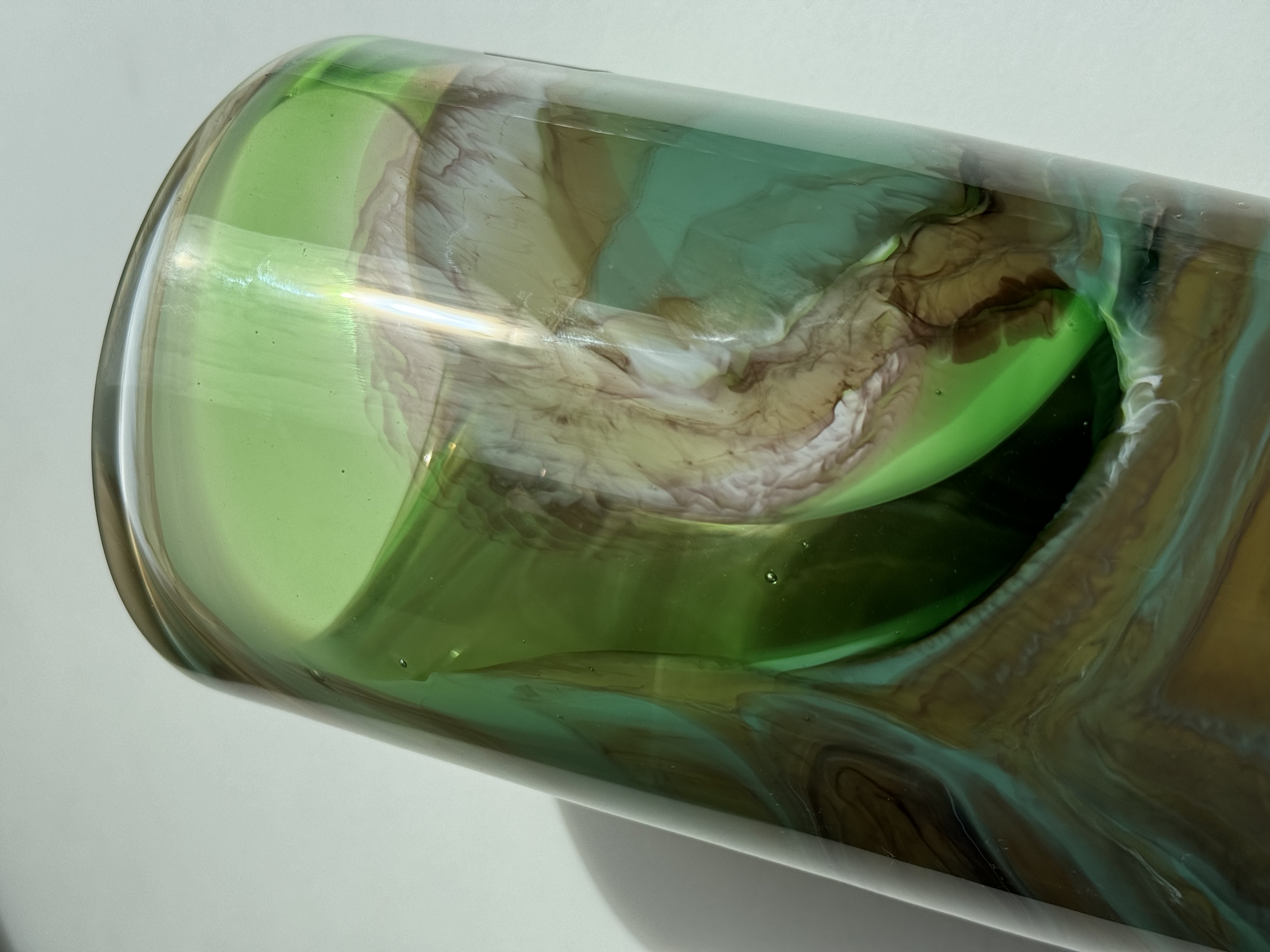 Handmade vase  Glas hagen HÜTTE