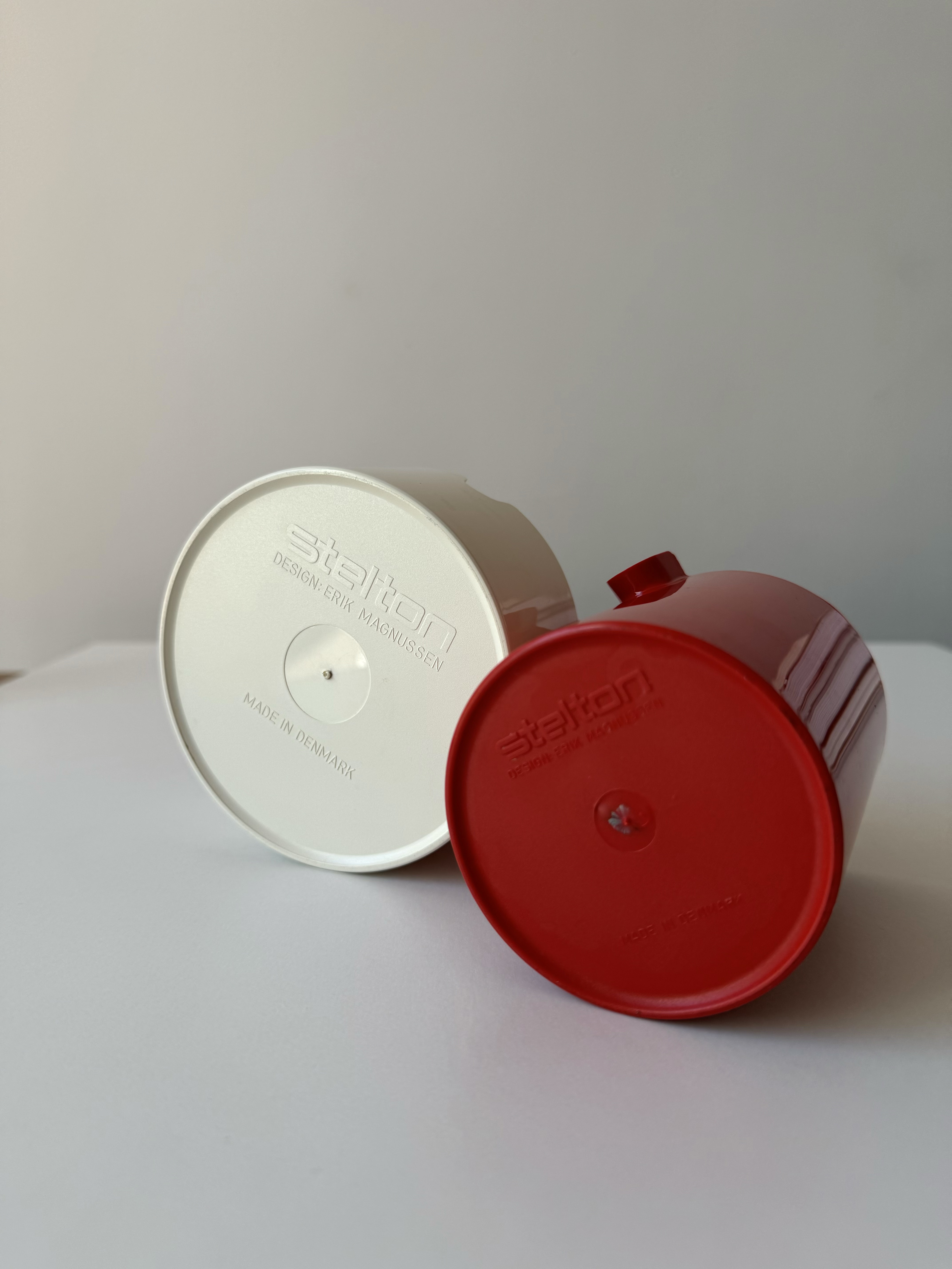 Sugar bowl and milk jug by Erik Magnussen / Stelton made in Denmark in 1980s