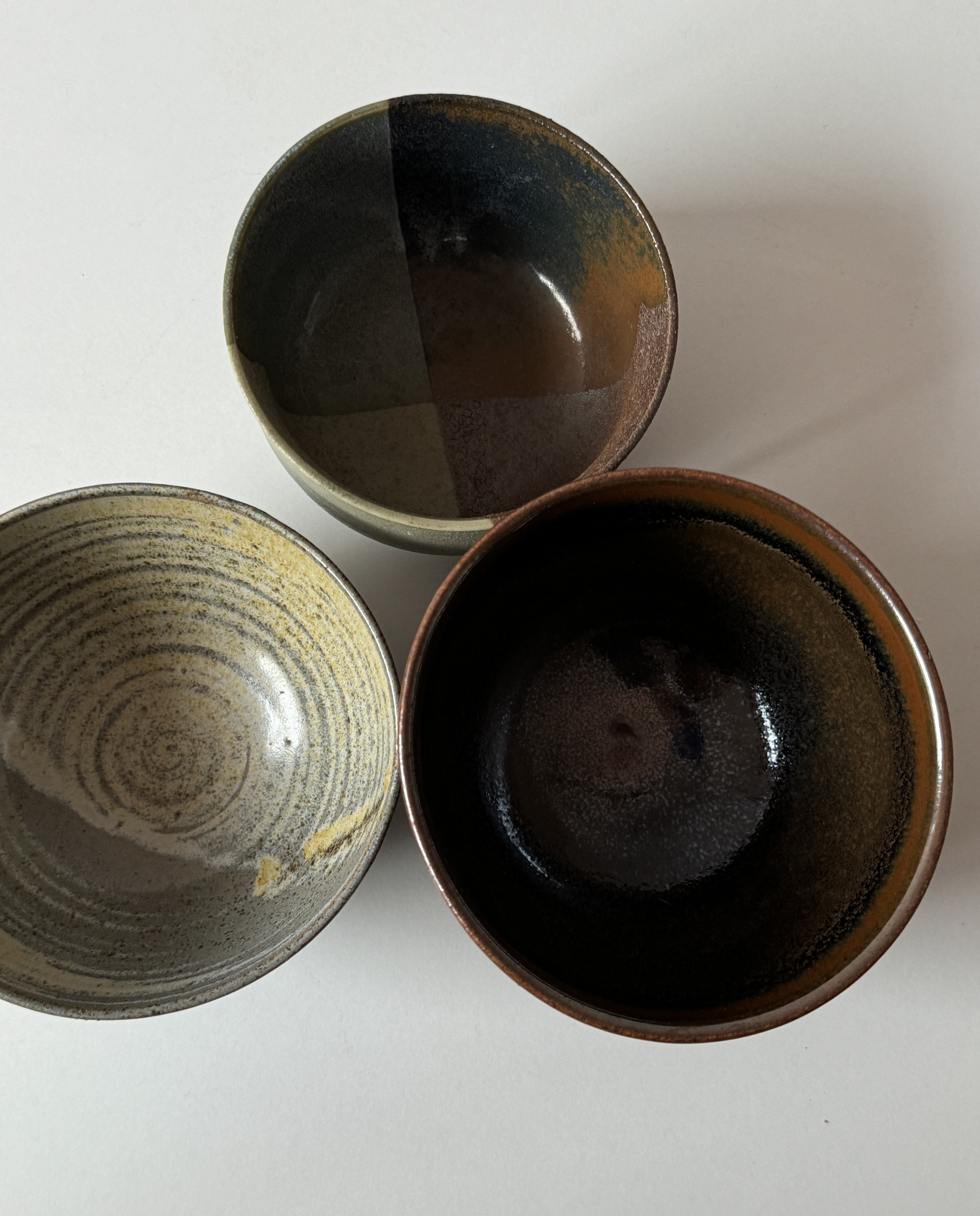 Handcrafted ceramic bowls 