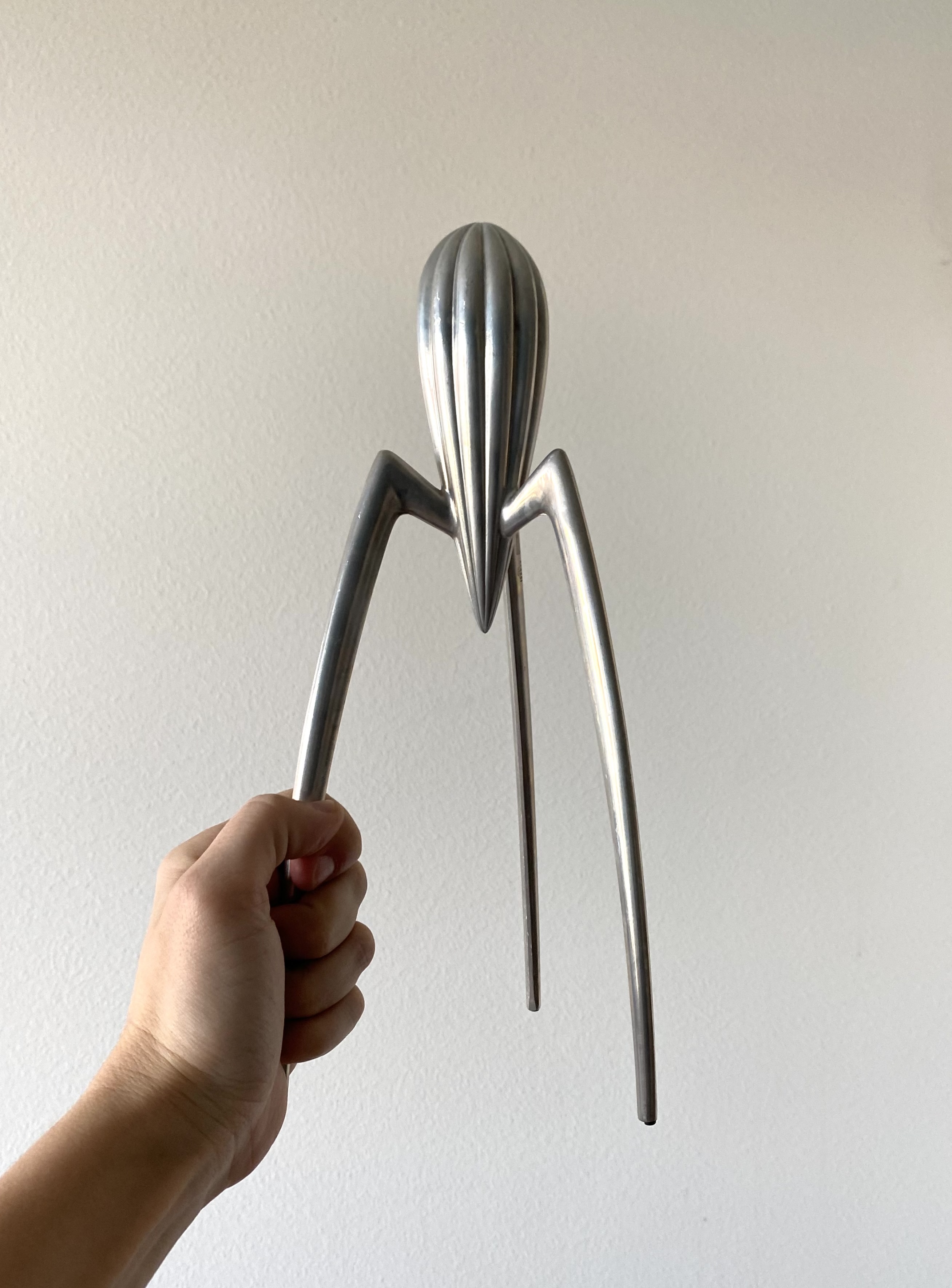 The “Juicy Salif” juicer, designed by Philippe Starck for Alessi in 1990