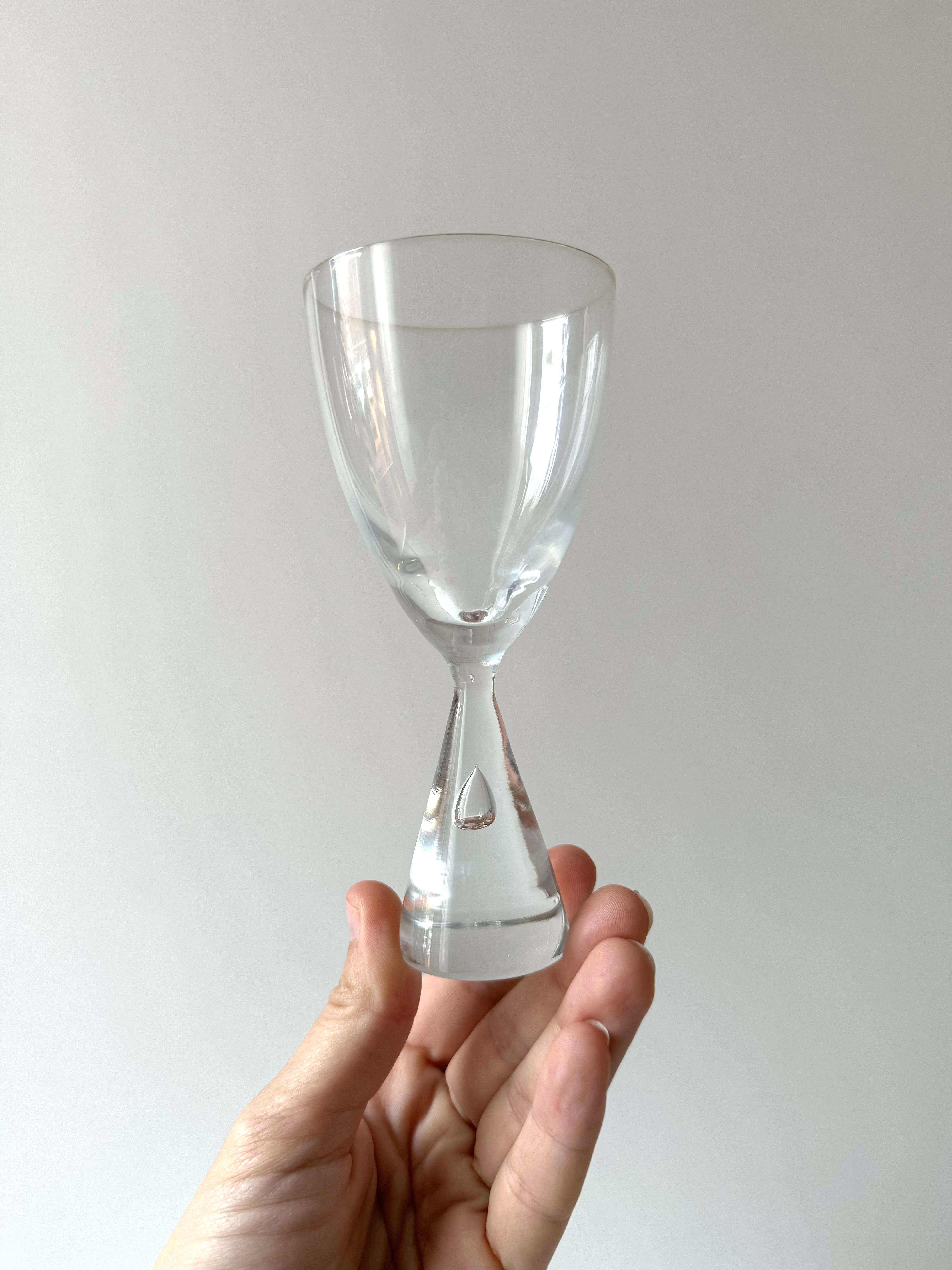 Holmegaard (Denmark) “Princess” Small Wine Glasses (Set x5) Designed by Bent Severin