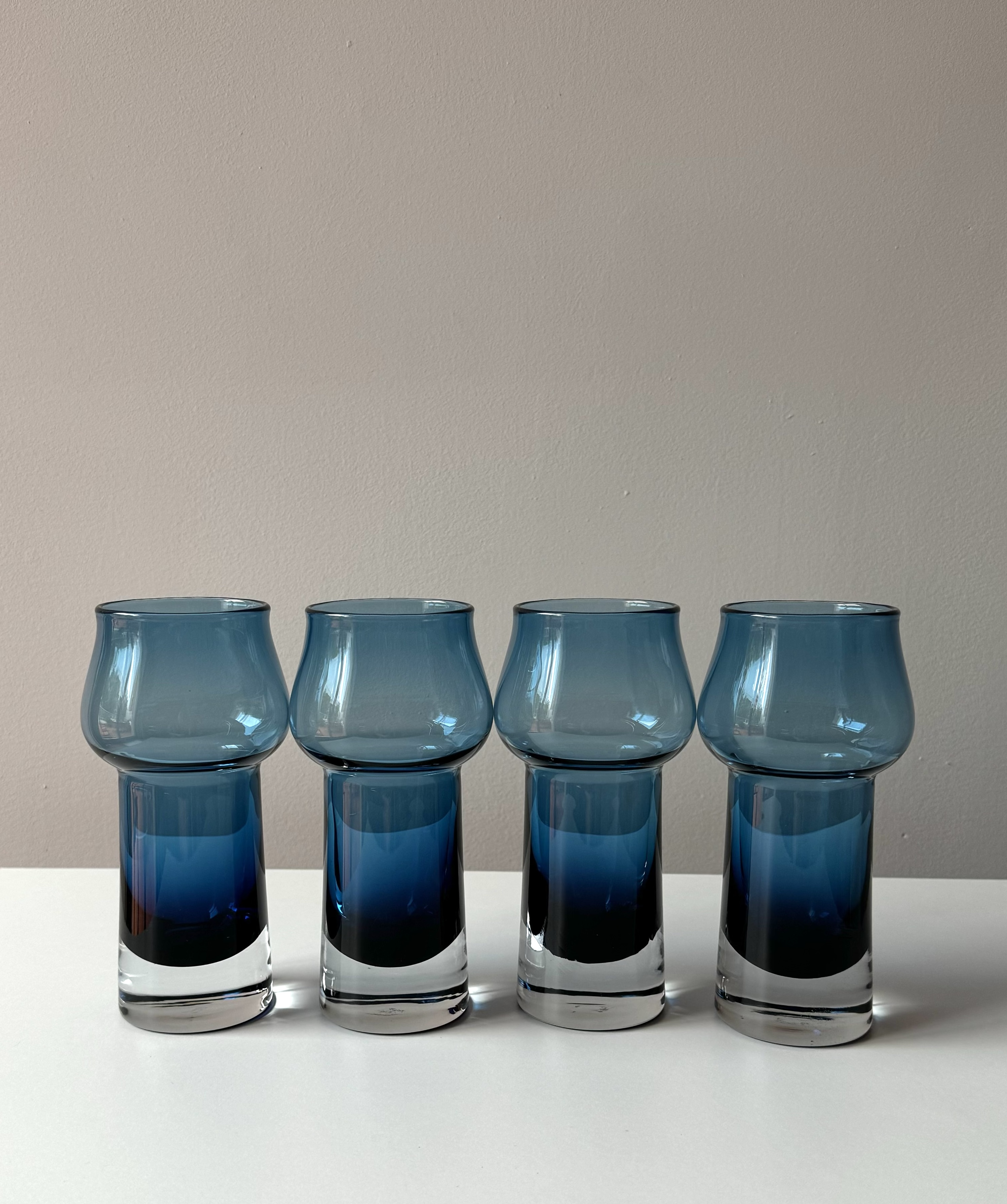 Glass Norwegian Vases /Designer Willy Johansson/1960s