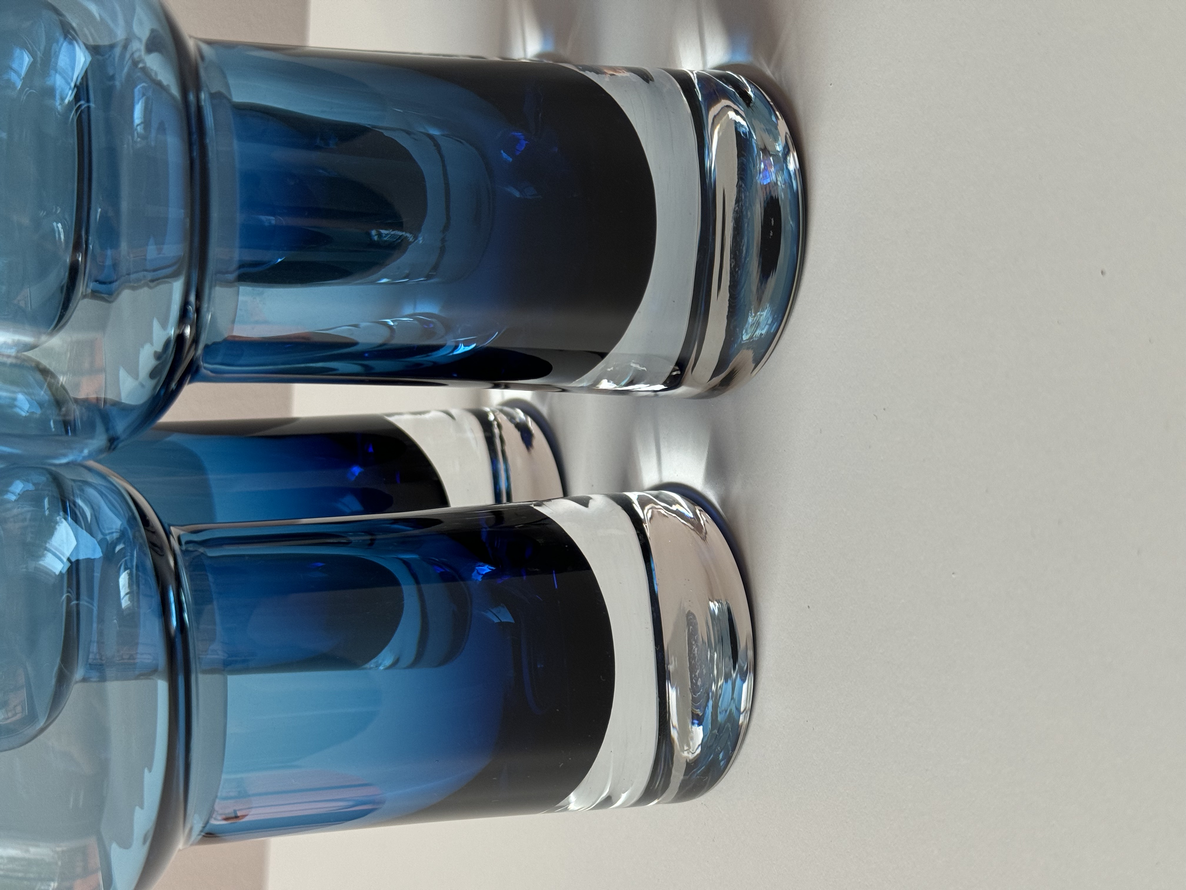 Glass Norwegian Vases /Designer Willy Johansson/1960s