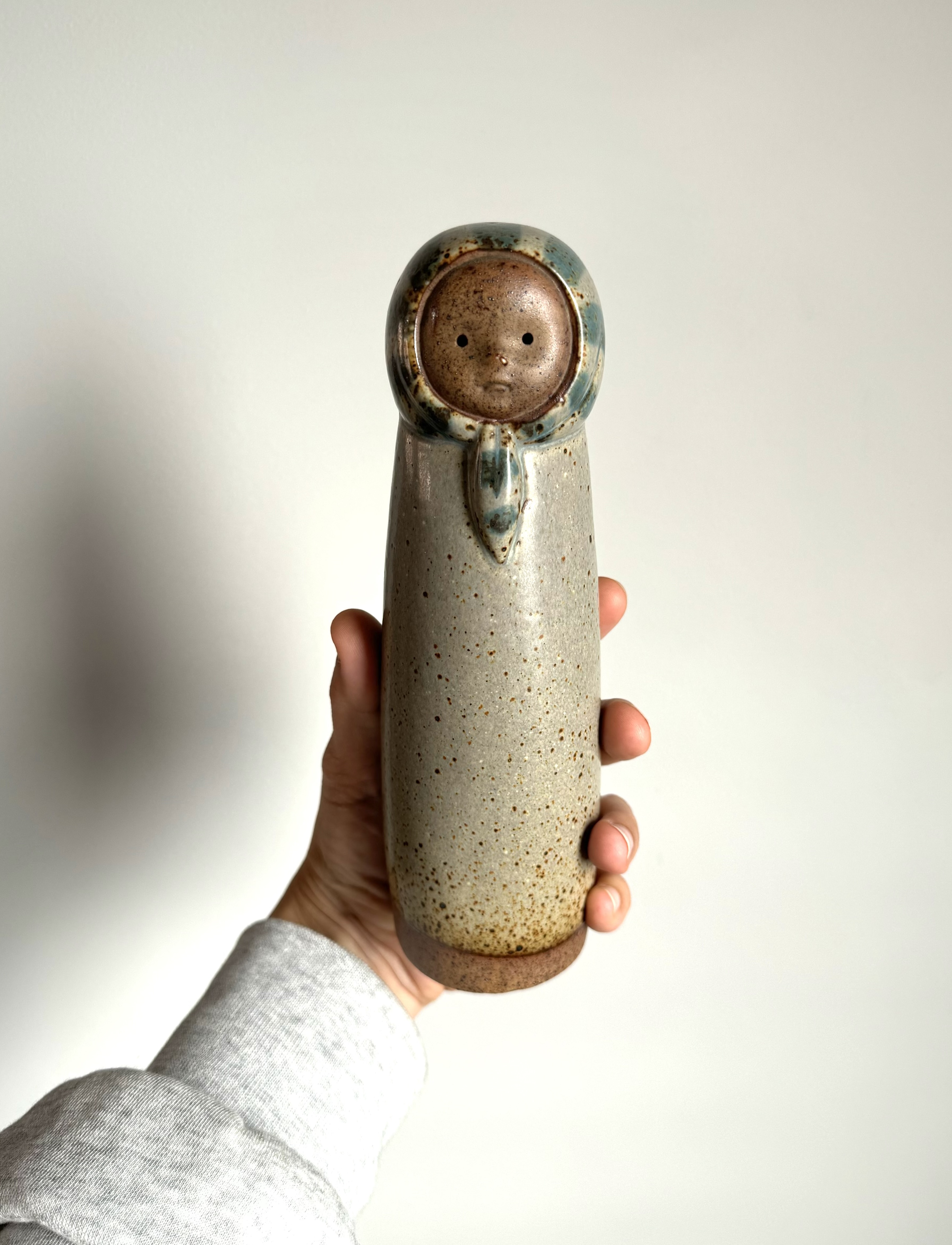 Handmade Ceramic Salt Shaker / Japan 1960s–70s