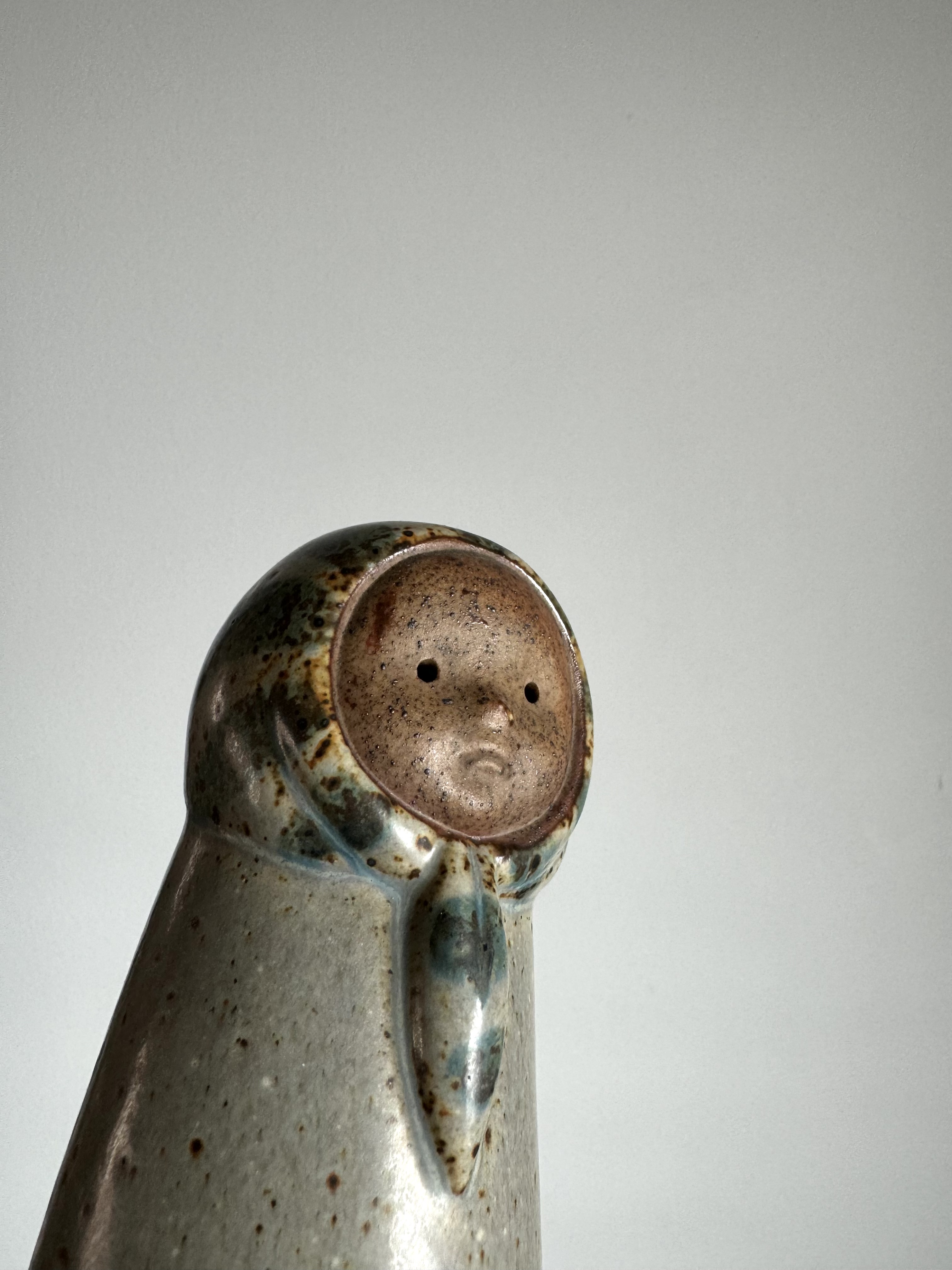 Handmade Ceramic Salt Shaker / Japan 1960s–70s