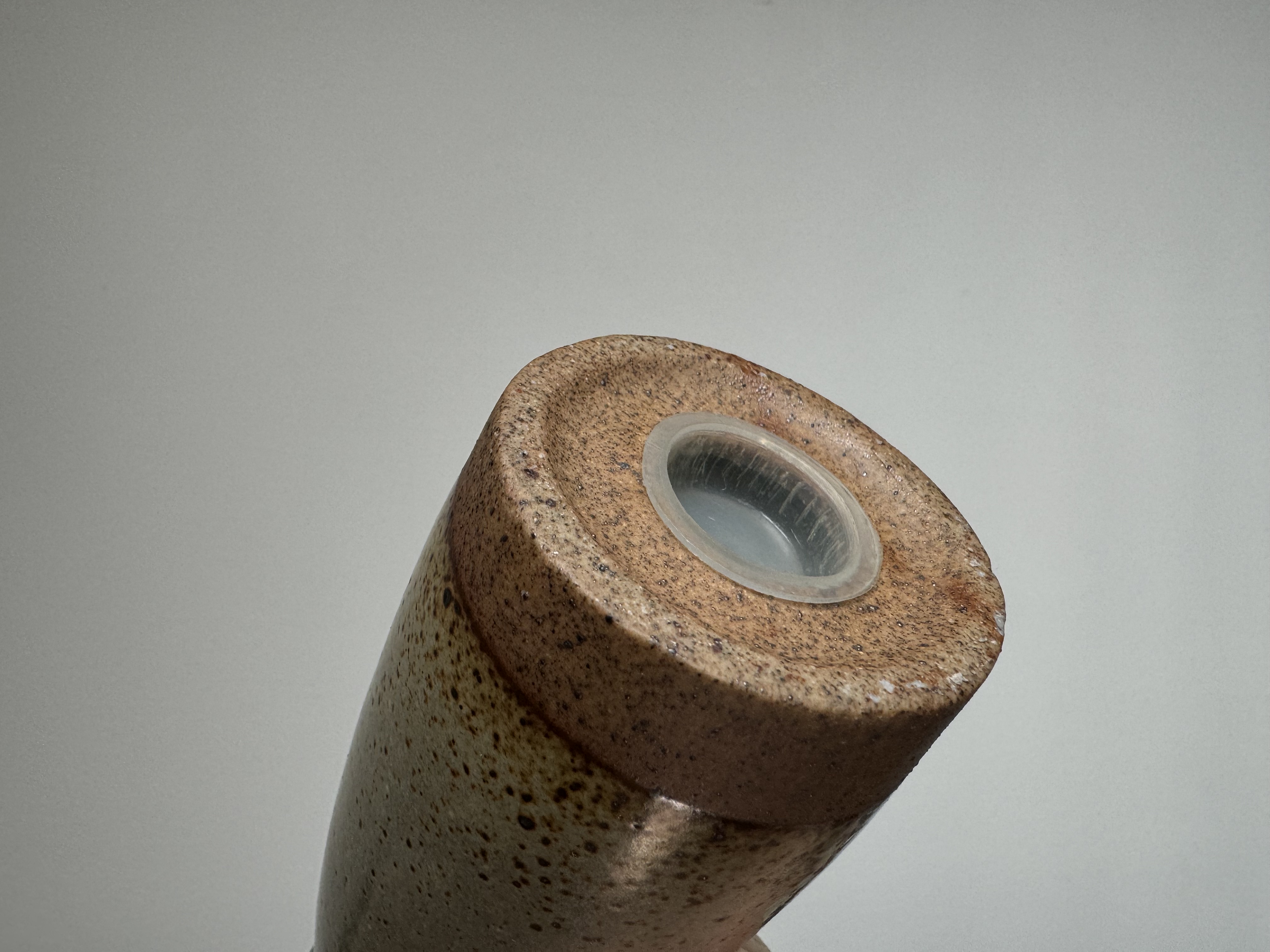 Handmade Ceramic Salt Shaker / Japan 1960s–70s
