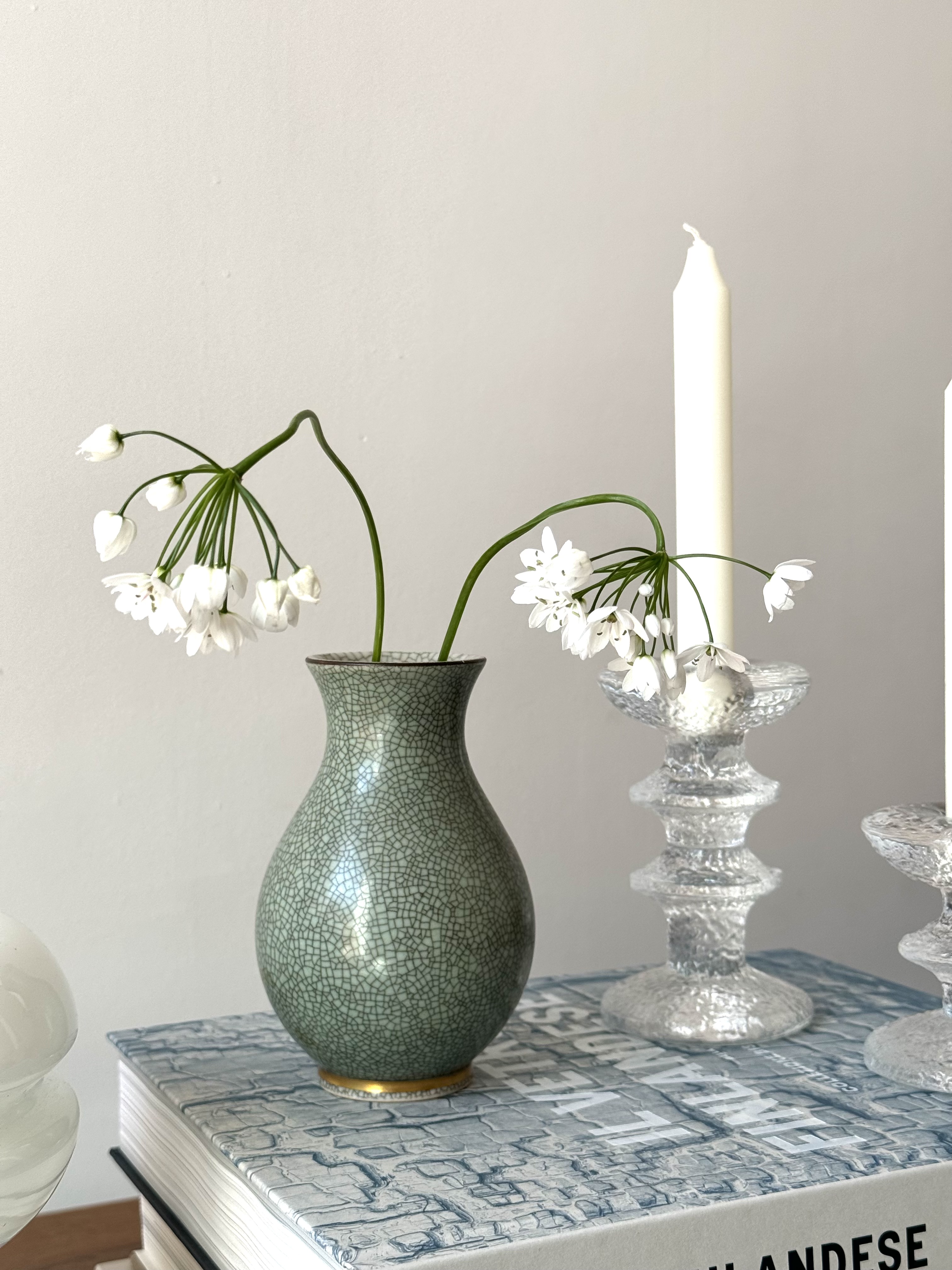 Handmade porcelain vase by Royal Copenhagen 