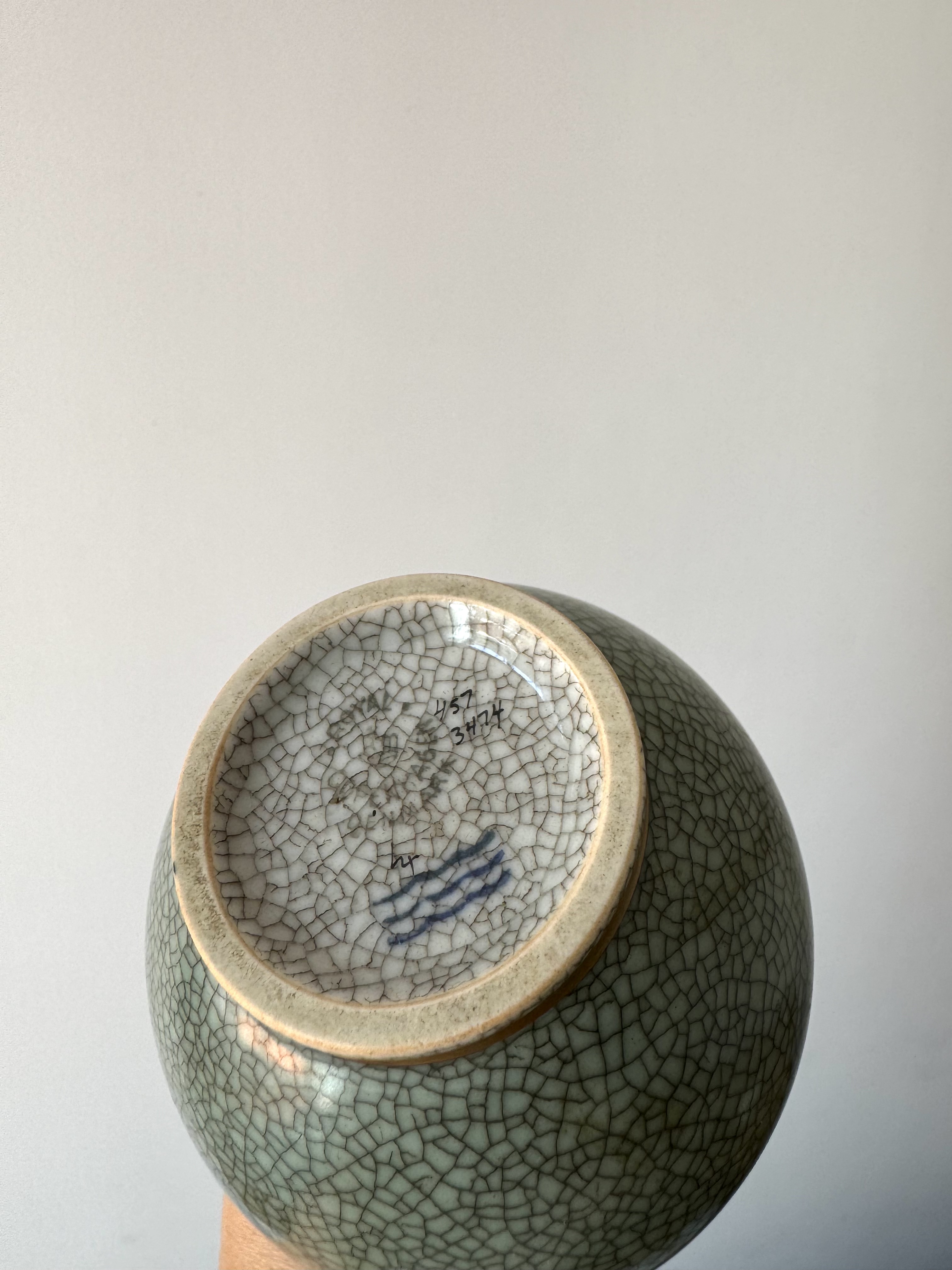 Handmade porcelain vase by Royal Copenhagen 