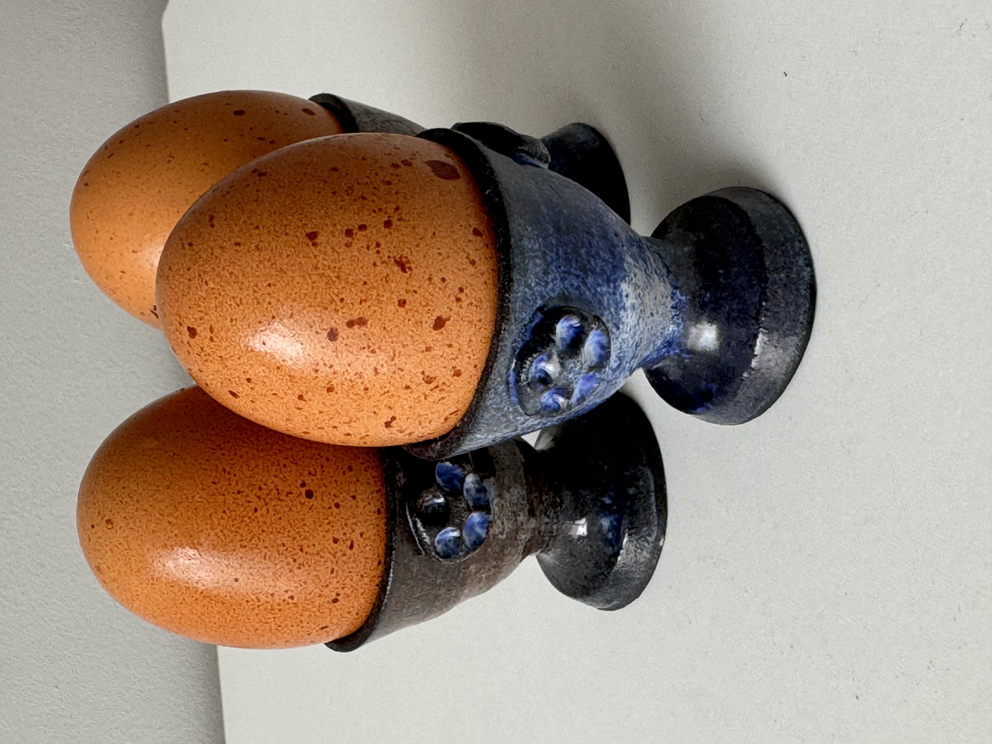 Handmade Ceramic Egg Cups / Finland /TKURTZE