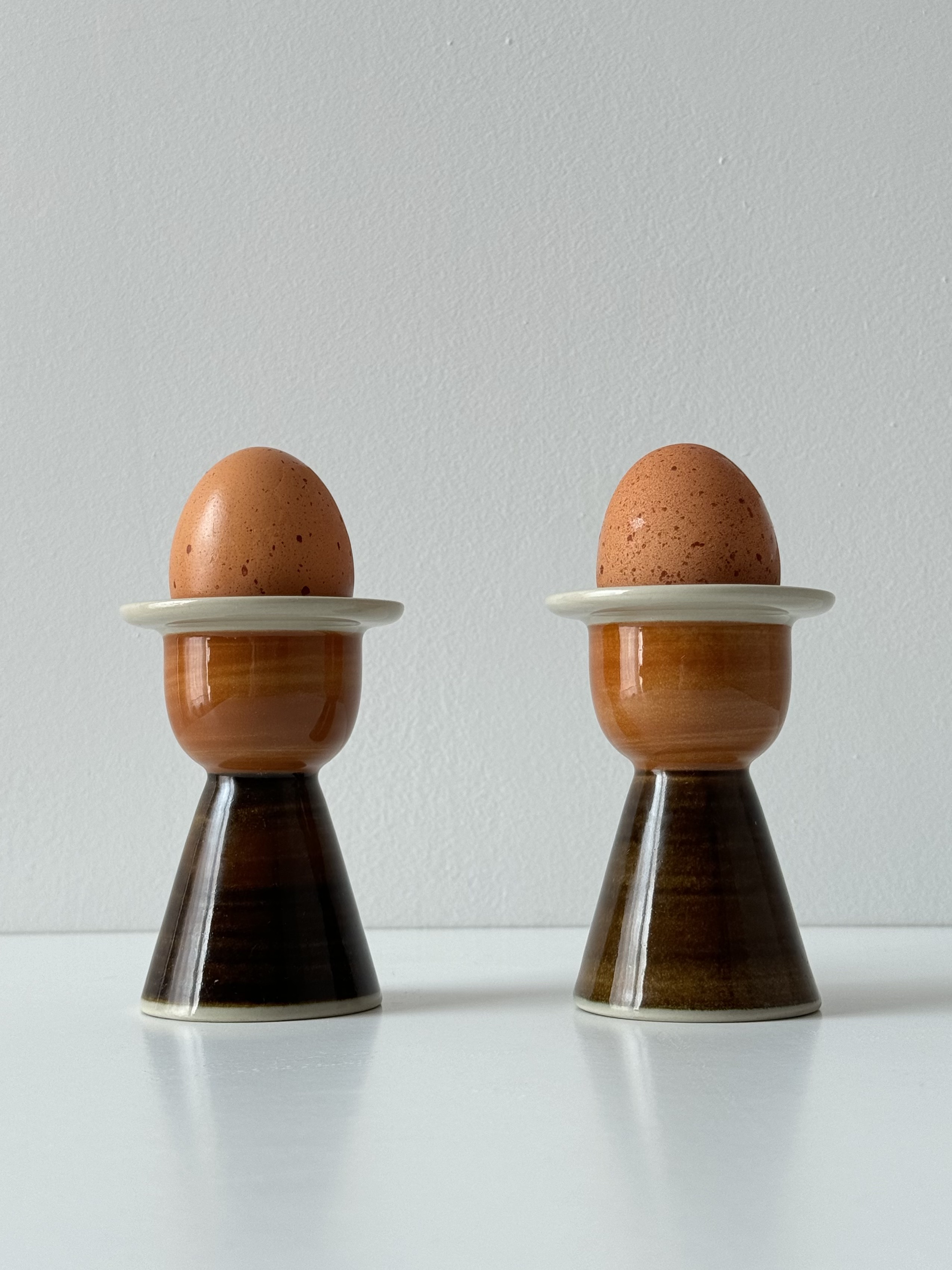 Ceramic Egg Cup, Set of 2 Rörstrand “Annika”/ Sweden